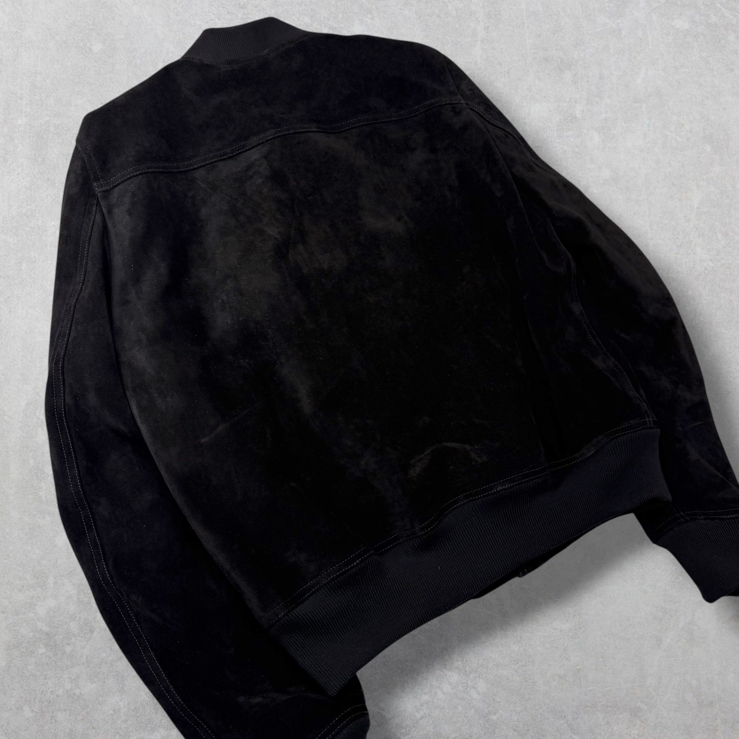 Rick Owens Concordians Bauhaus Suede Flight Jacket 38 (S)