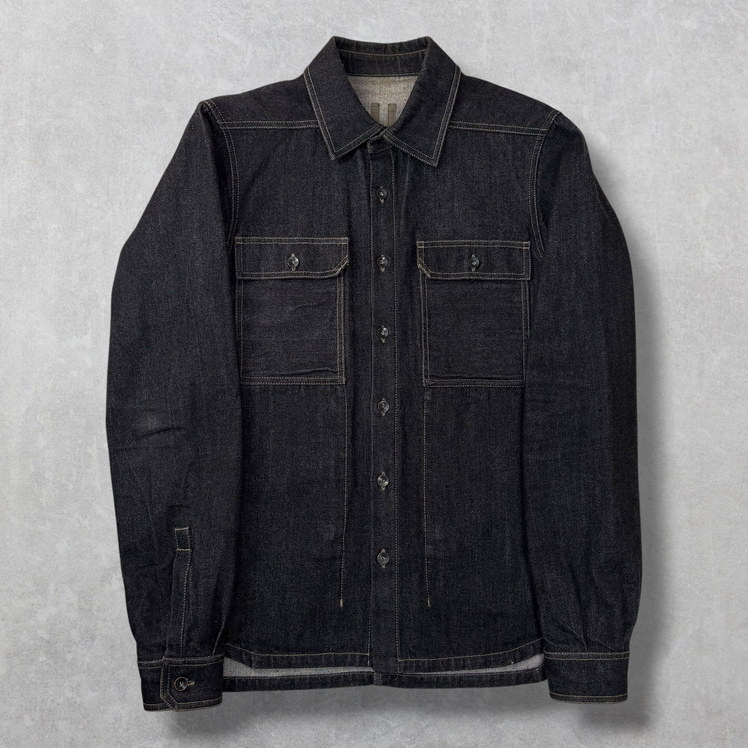 Rick Owens DRKSHDW Raw Indigo Overshirt S (M)