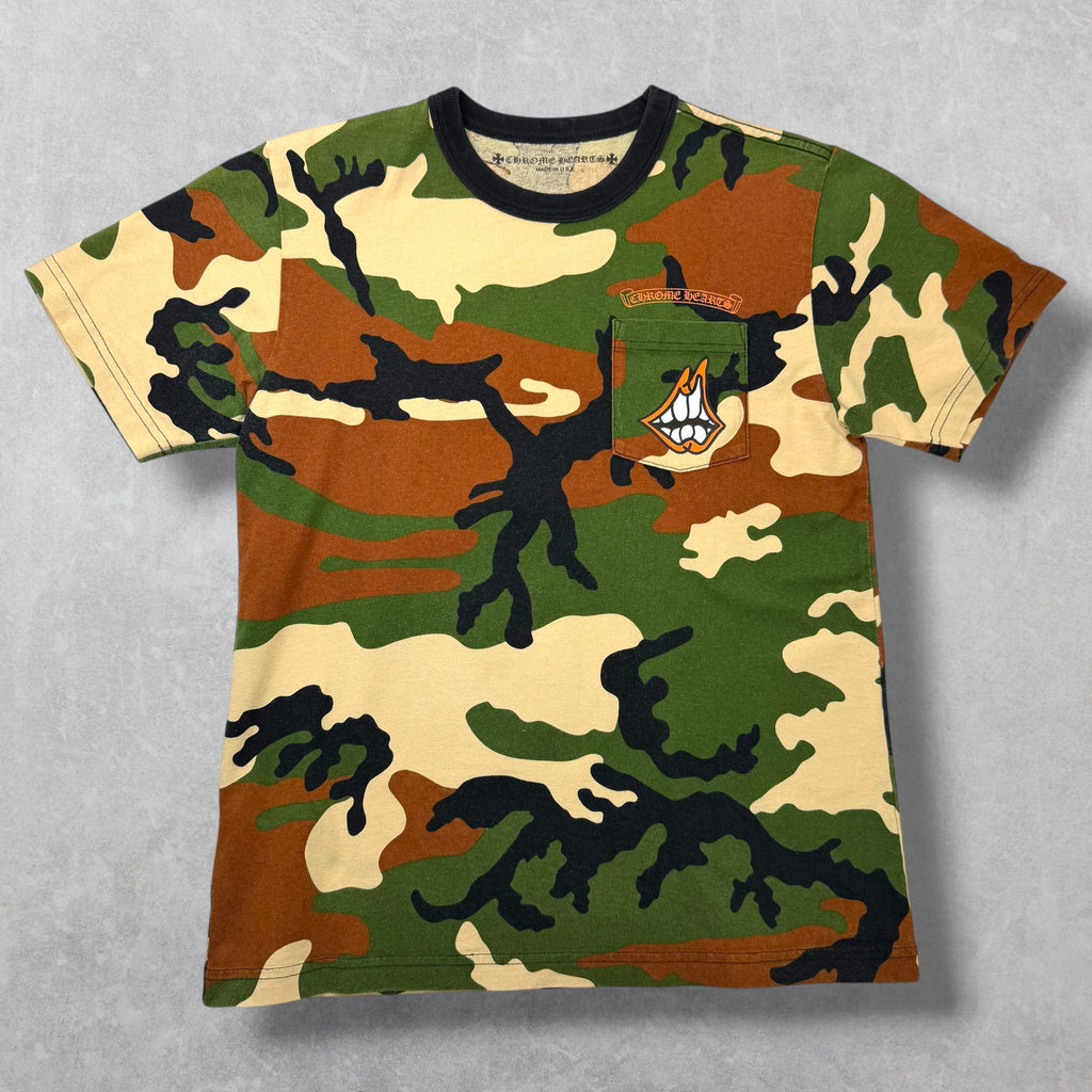 Chrome Hearts Matty Boy Caution Camo Tee L (S)