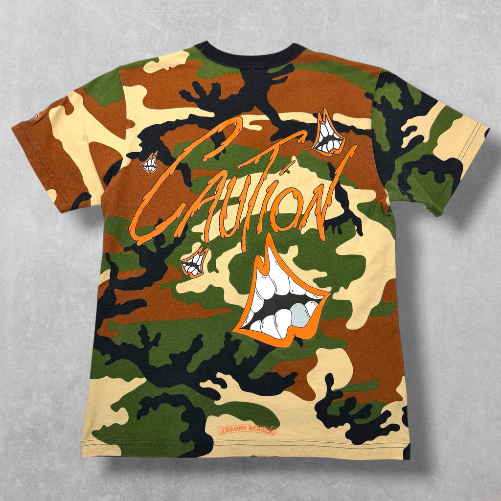 Chrome Hearts Matty Boy Caution Camo Tee L (S)
