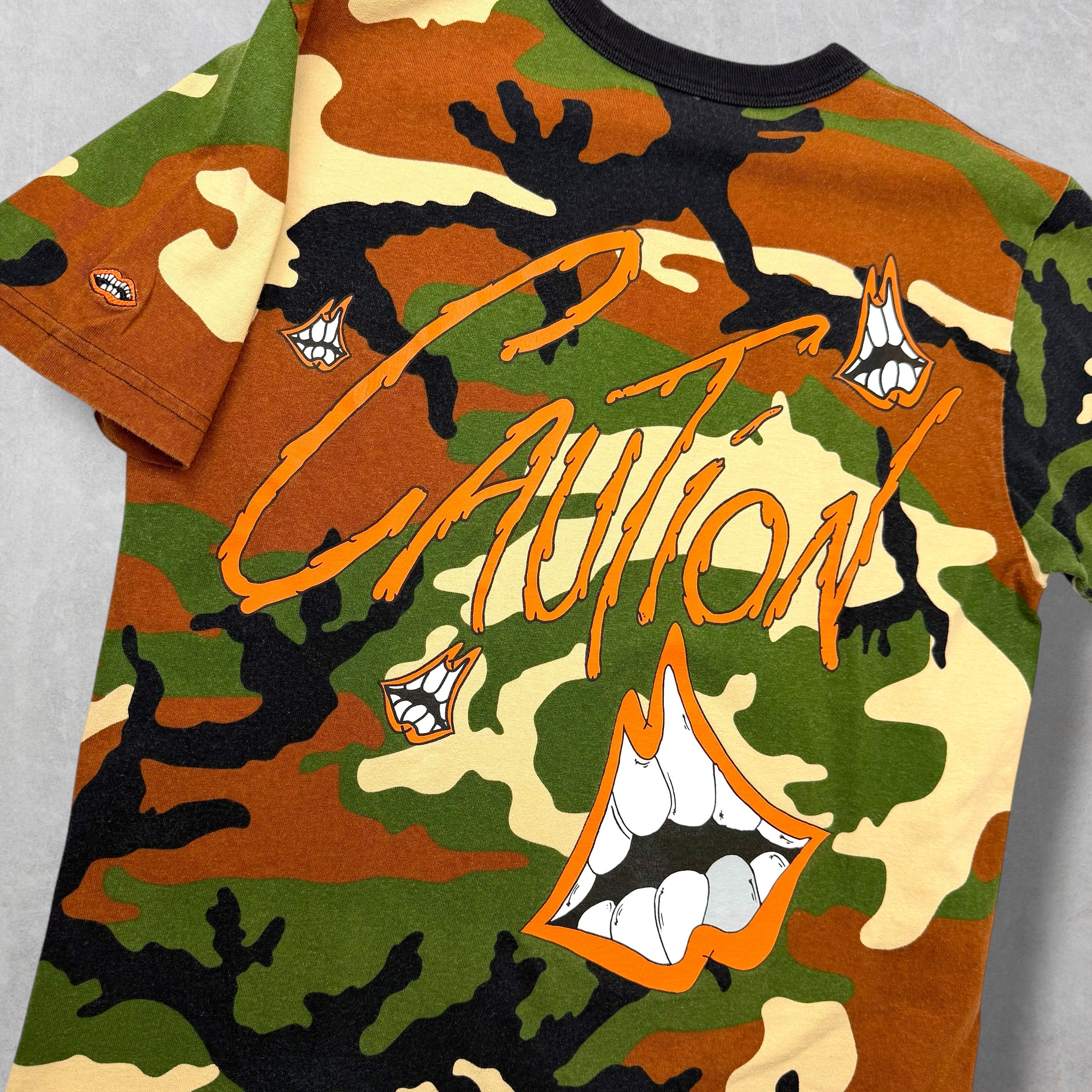Chrome Hearts Matty Boy Caution Camo Tee L (S)