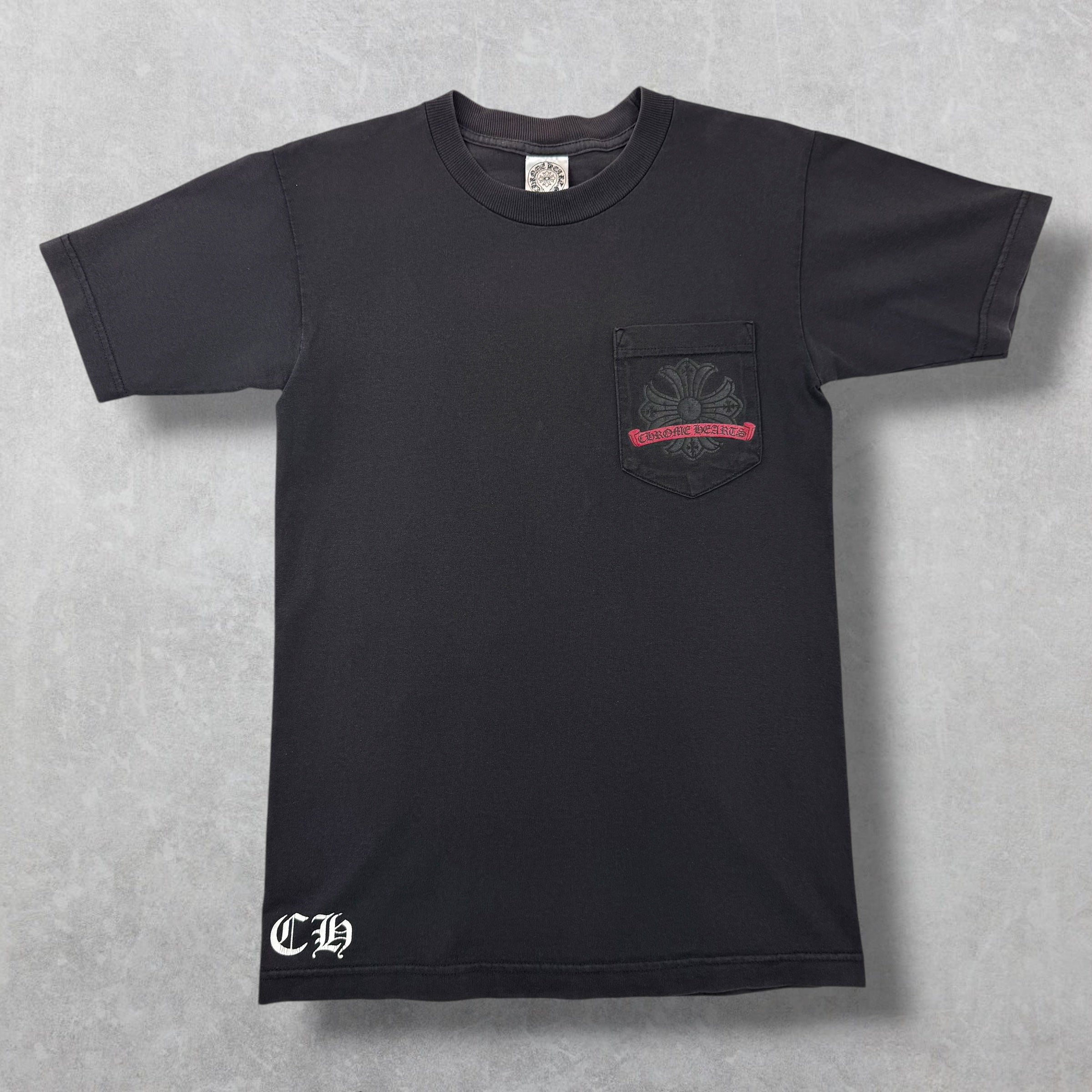 Vintage Chrome Hearts Red Horseshoe Plus Tee S