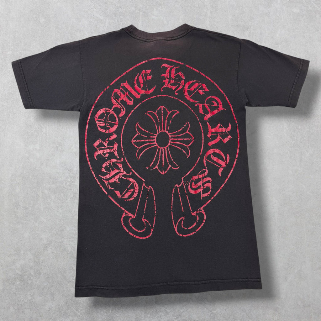 Vintage Chrome Hearts Red Horseshoe Plus Tee S