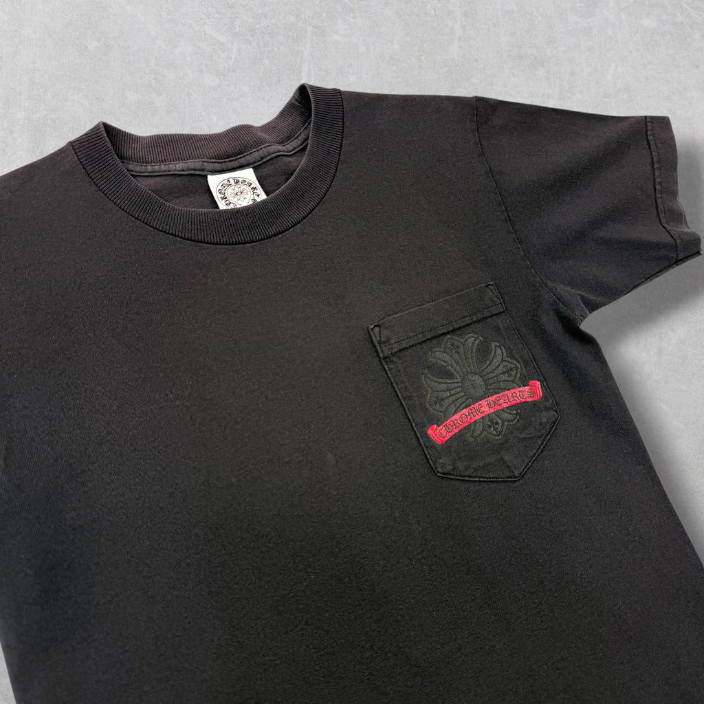 Vintage Chrome Hearts Red Horseshoe Plus Tee S