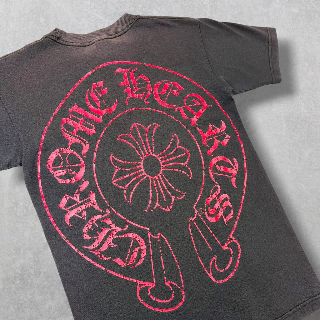 Vintage Chrome Hearts Red Horseshoe Plus Tee S