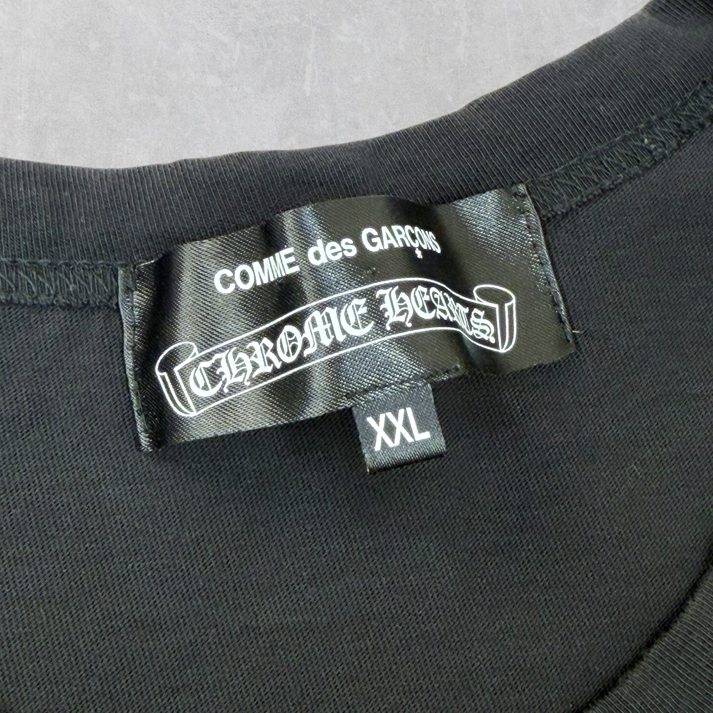 Chrome Hearts x Comme Des Garcons DSM Tee Black XXL