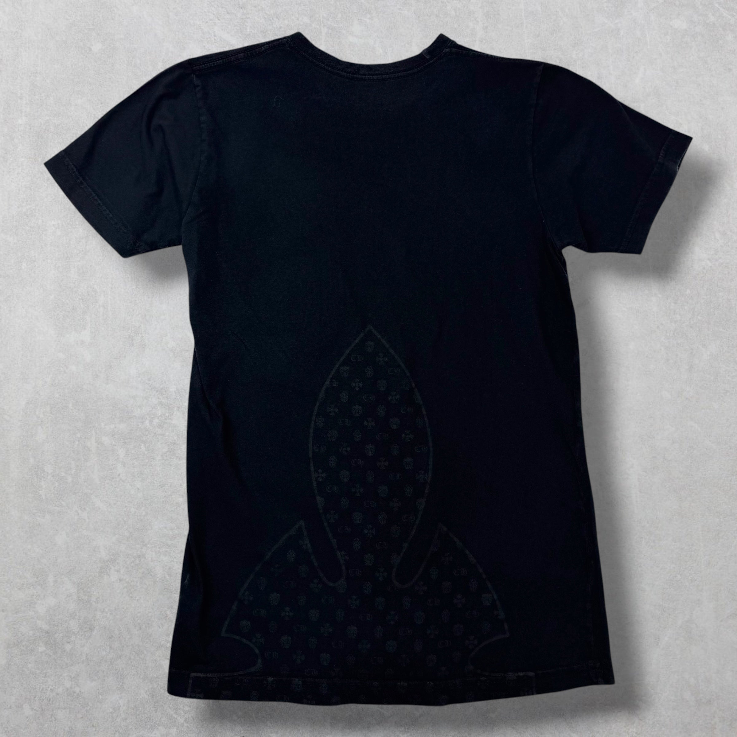 Chrome Hearts Monogram Fleur Black Tee S