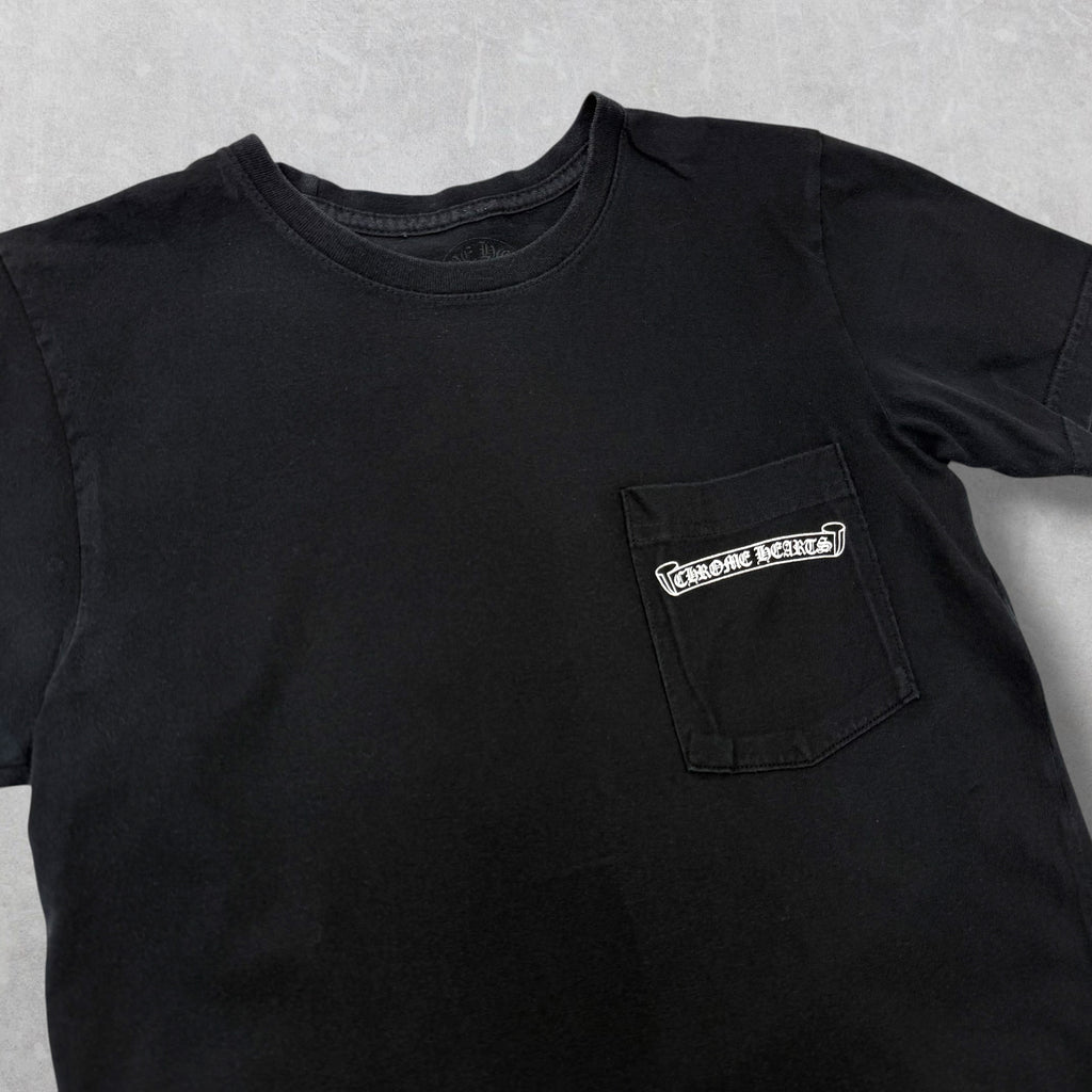 Chrome Hearts Monogram Fleur Black Tee S