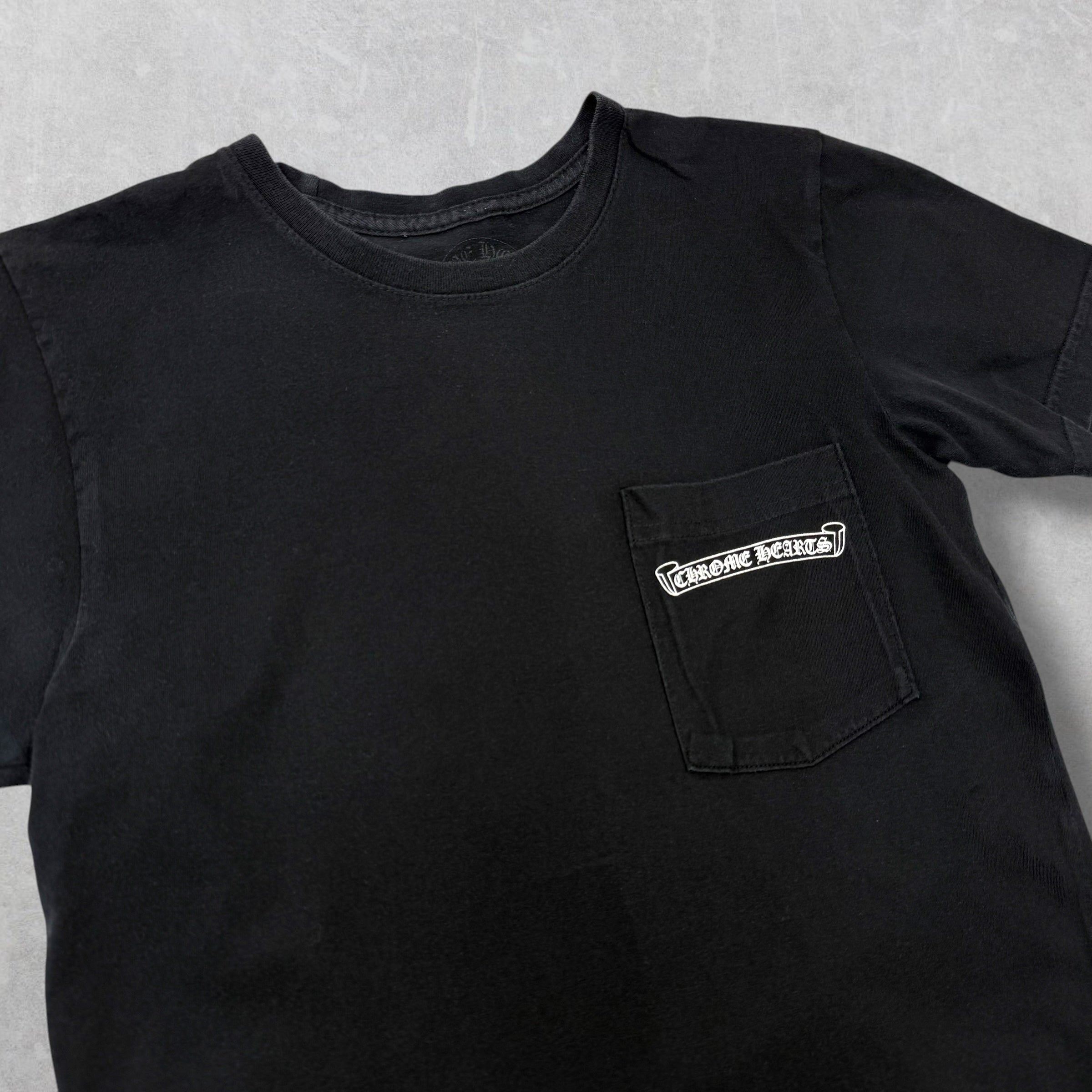 Chrome Hearts Monogram Fleur Black Tee S