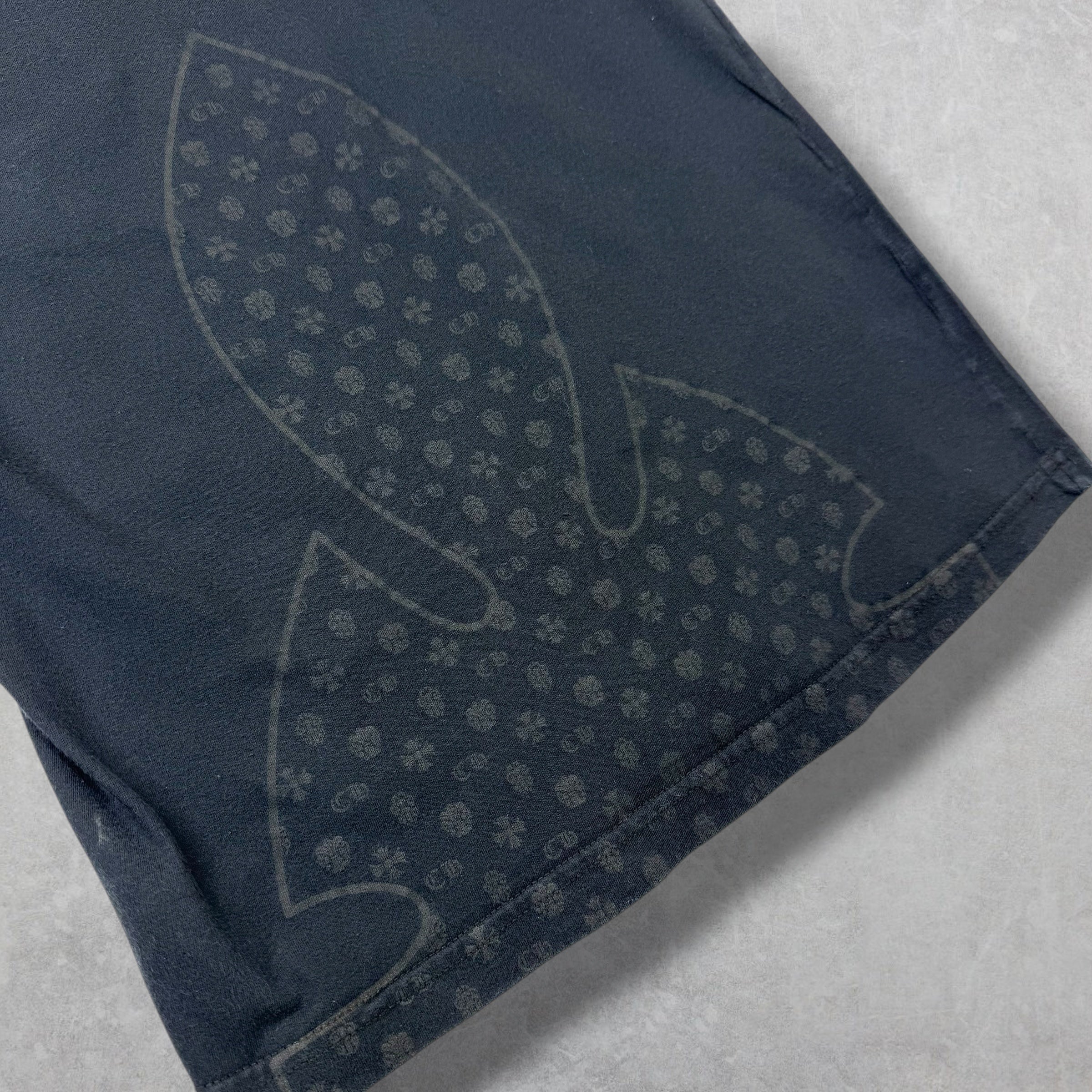 Chrome Hearts Monogram Fleur Black Tee S