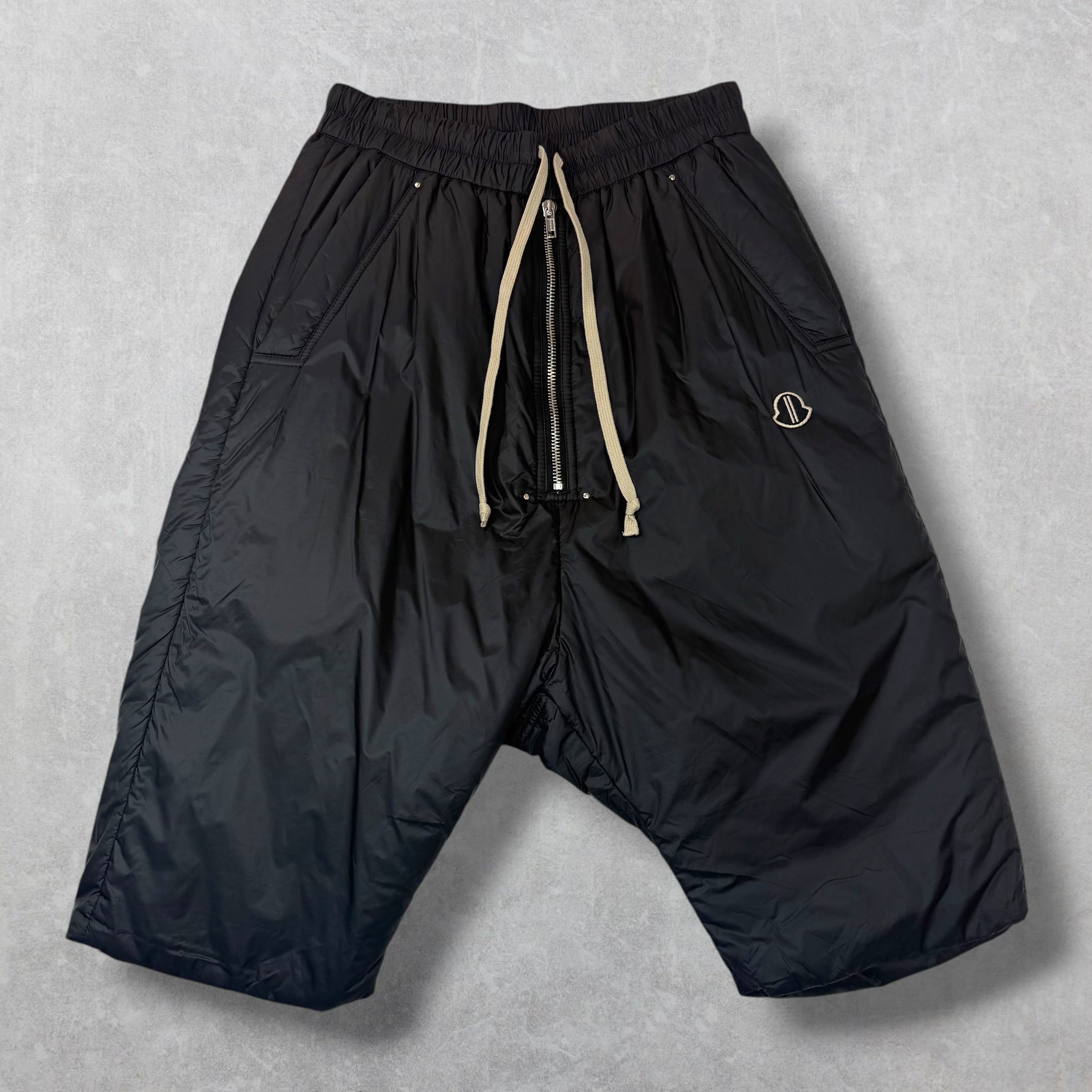 Rick Owens x Moncler Bela Pod Down Shorts S