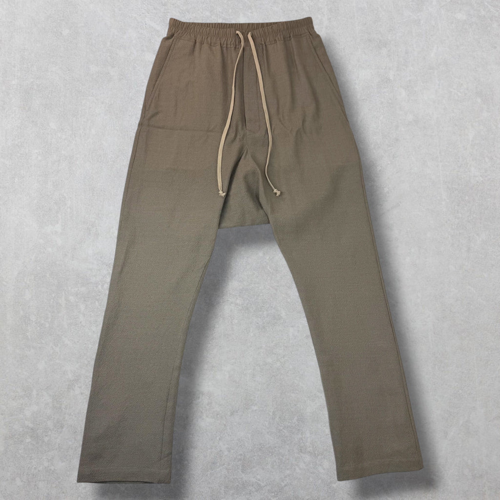 Rick Owens Dark Dust Drawstring Long Pants 48 (M)