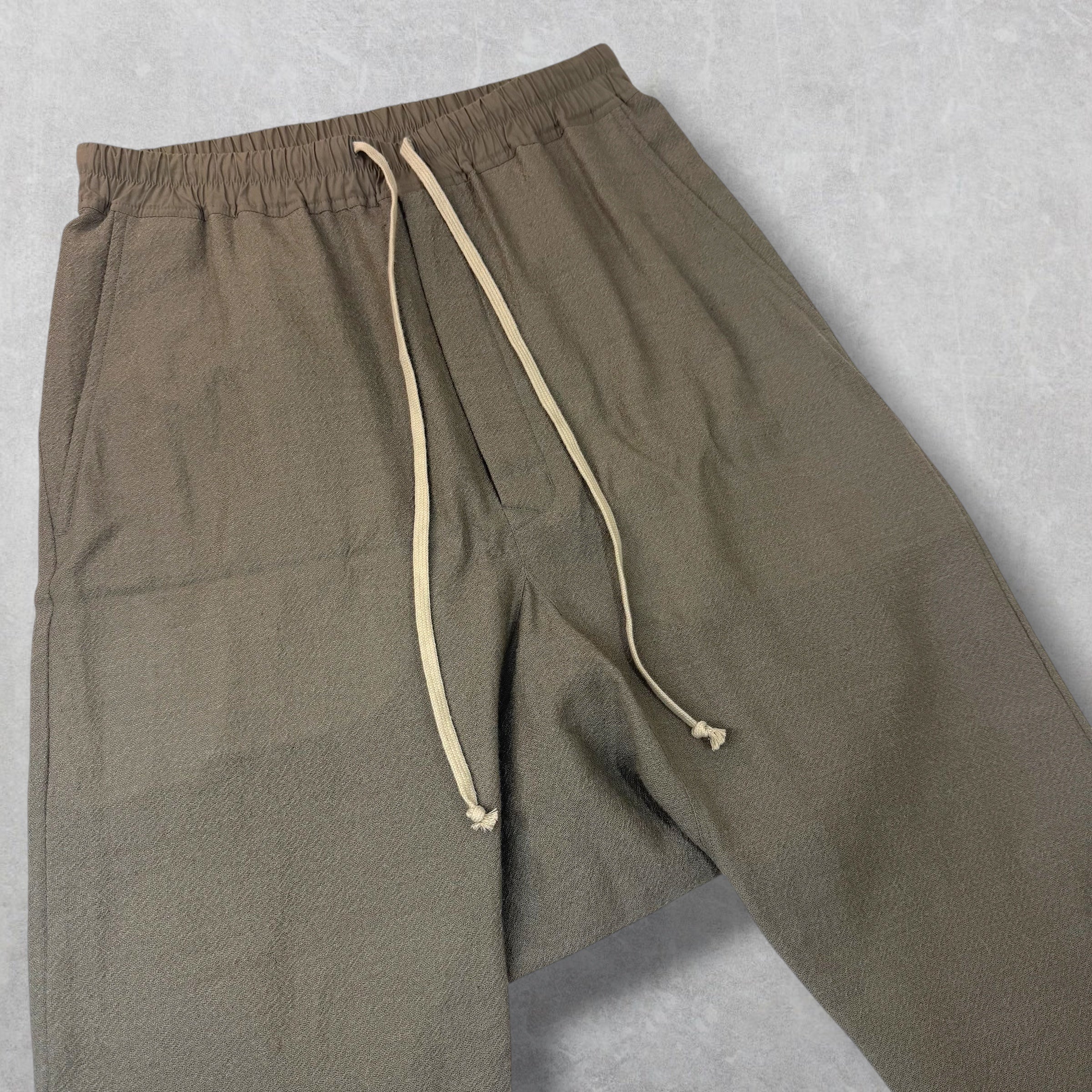 Rick Owens Dark Dust Drawstring Long Pants 48 (M)