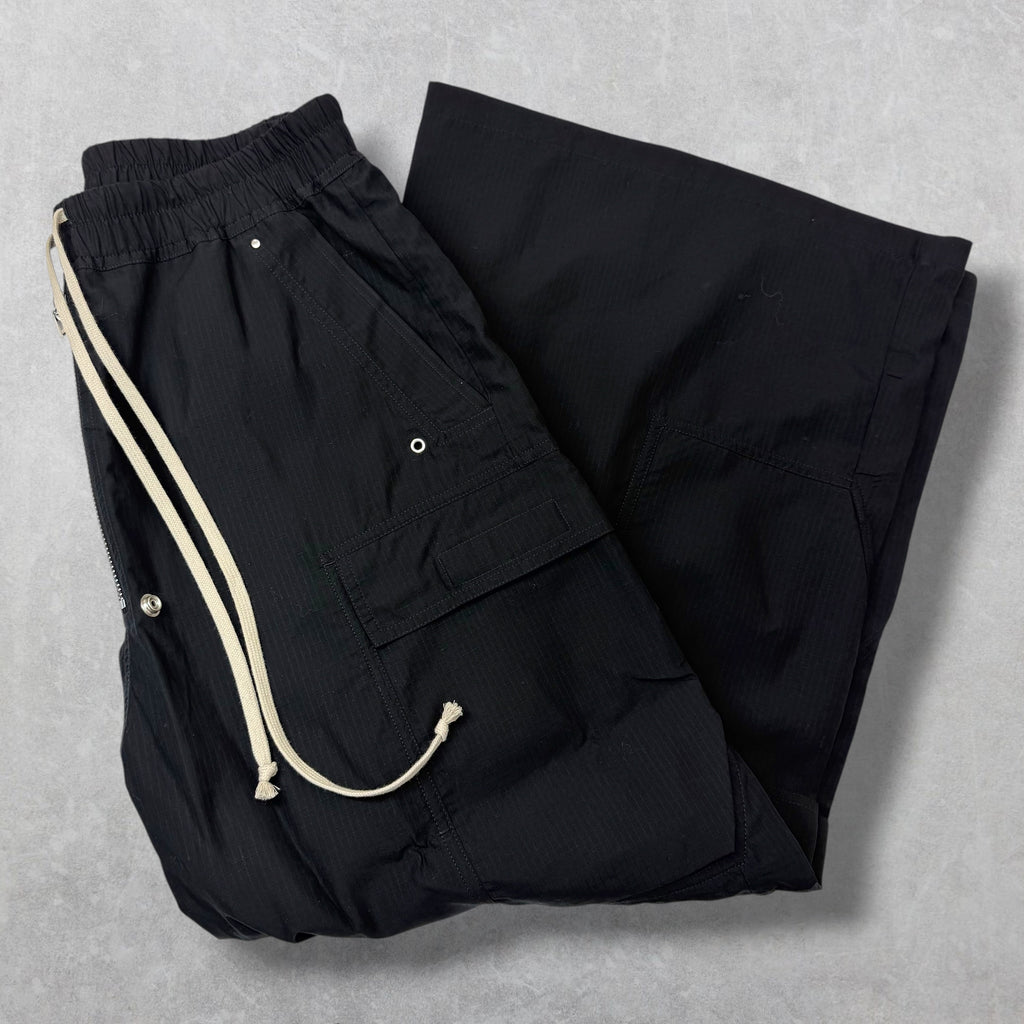 Rick Owens DRKSHDW Black Cargobela Pants M