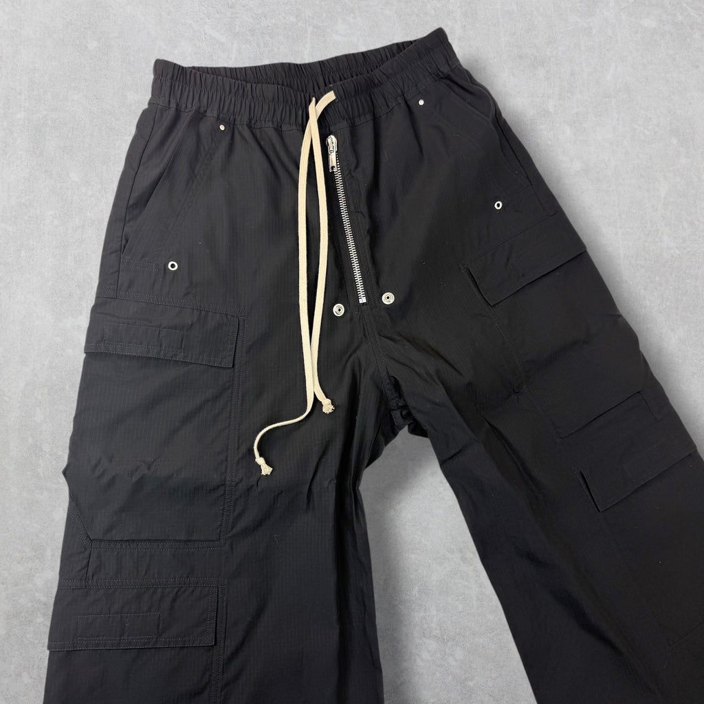 Rick Owens DRKSHDW Black Cargobela Pants M