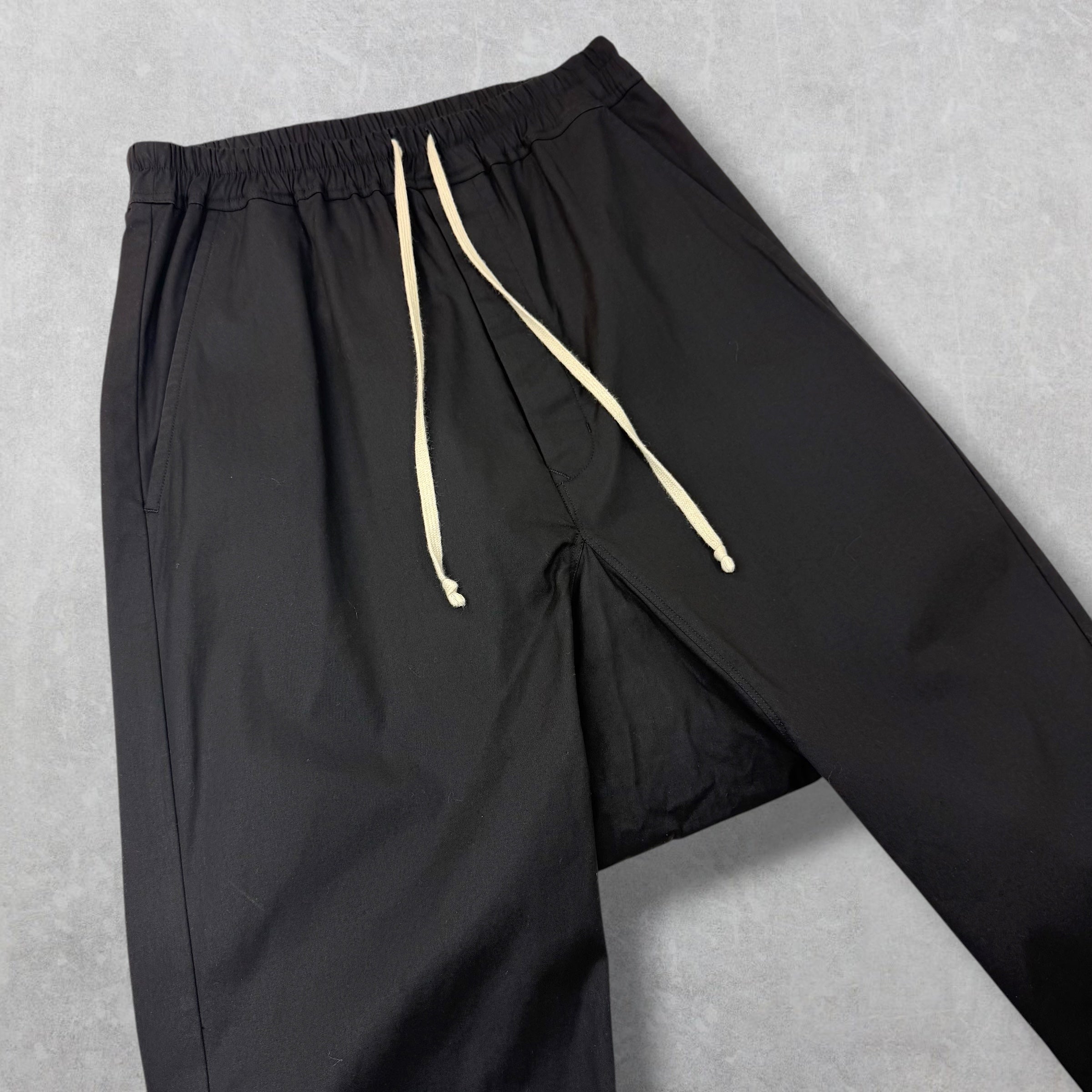 Rick Owens Cropped Drawstring Trousers 40 (M)