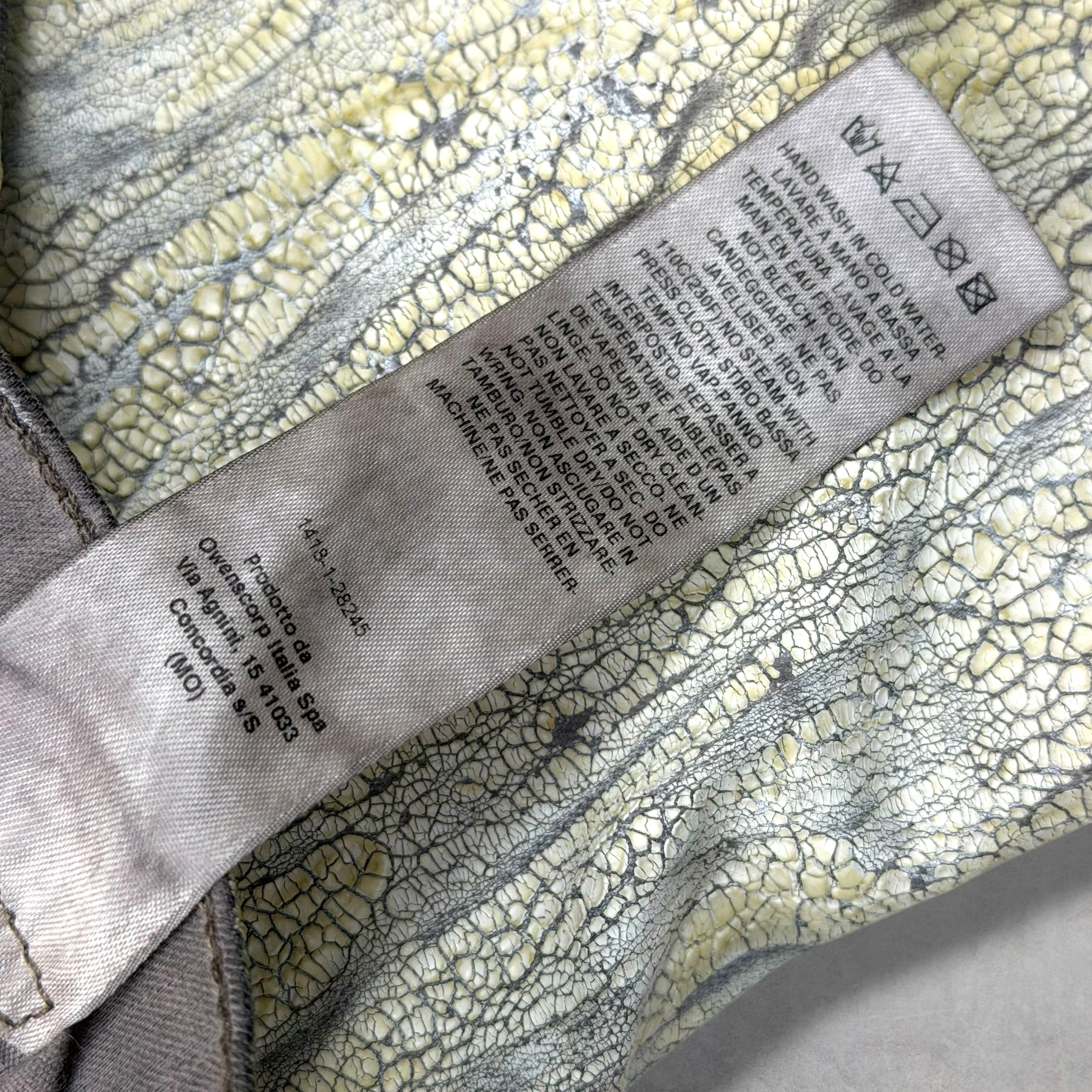 Rick Owens Milk Bolan Banana Pants 32