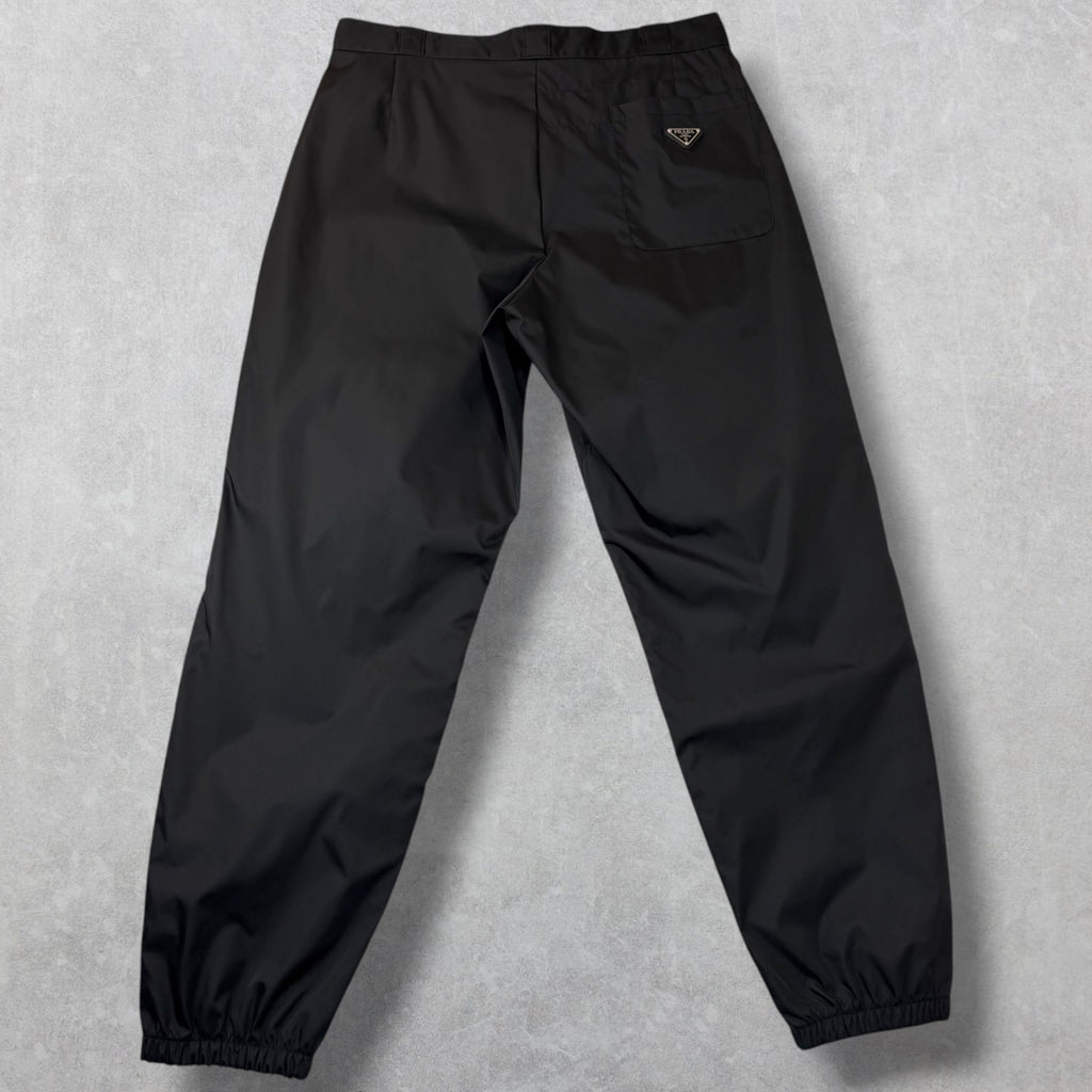 Prada Re-Nylon Black Track Pants 52 (XL)
