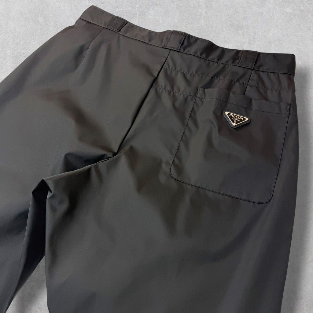 Prada Re-Nylon Black Track Pants 52 (XL)