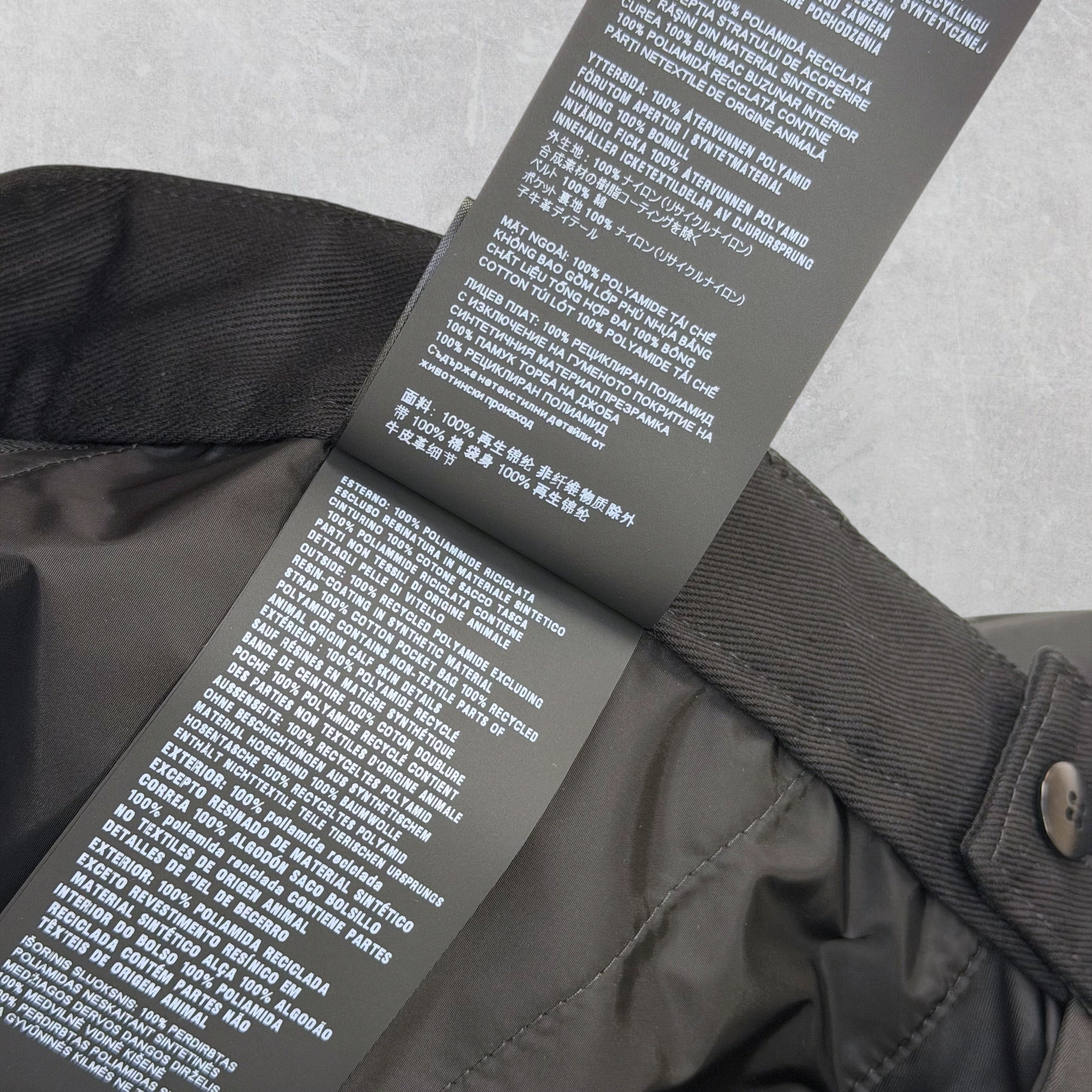 Prada Re-Nylon Black Track Pants 52 (XL)