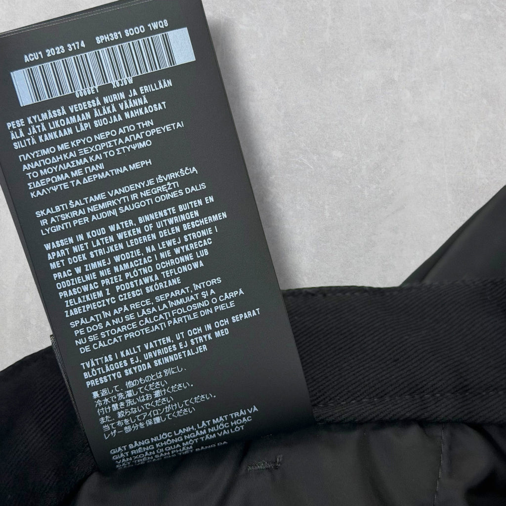 Prada Re-Nylon Black Track Pants 52 (XL)