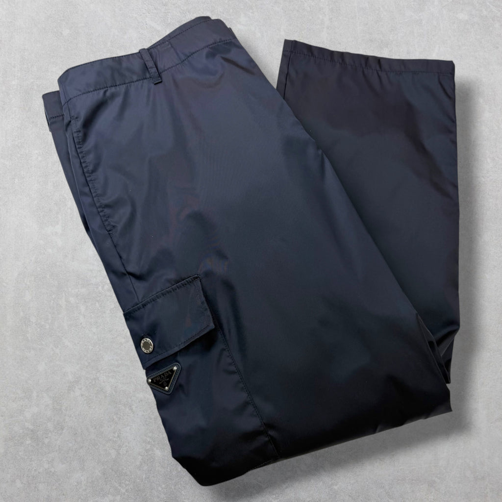 Prada Re-Nylon Navy Cargo Pants 56 (XXL)