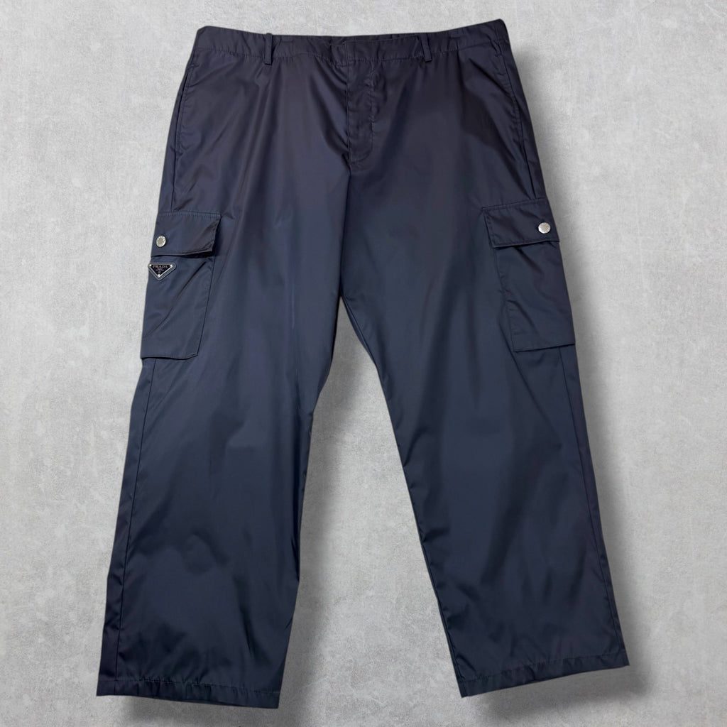 Prada Re-Nylon Navy Cargo Pants 56 (XXL)