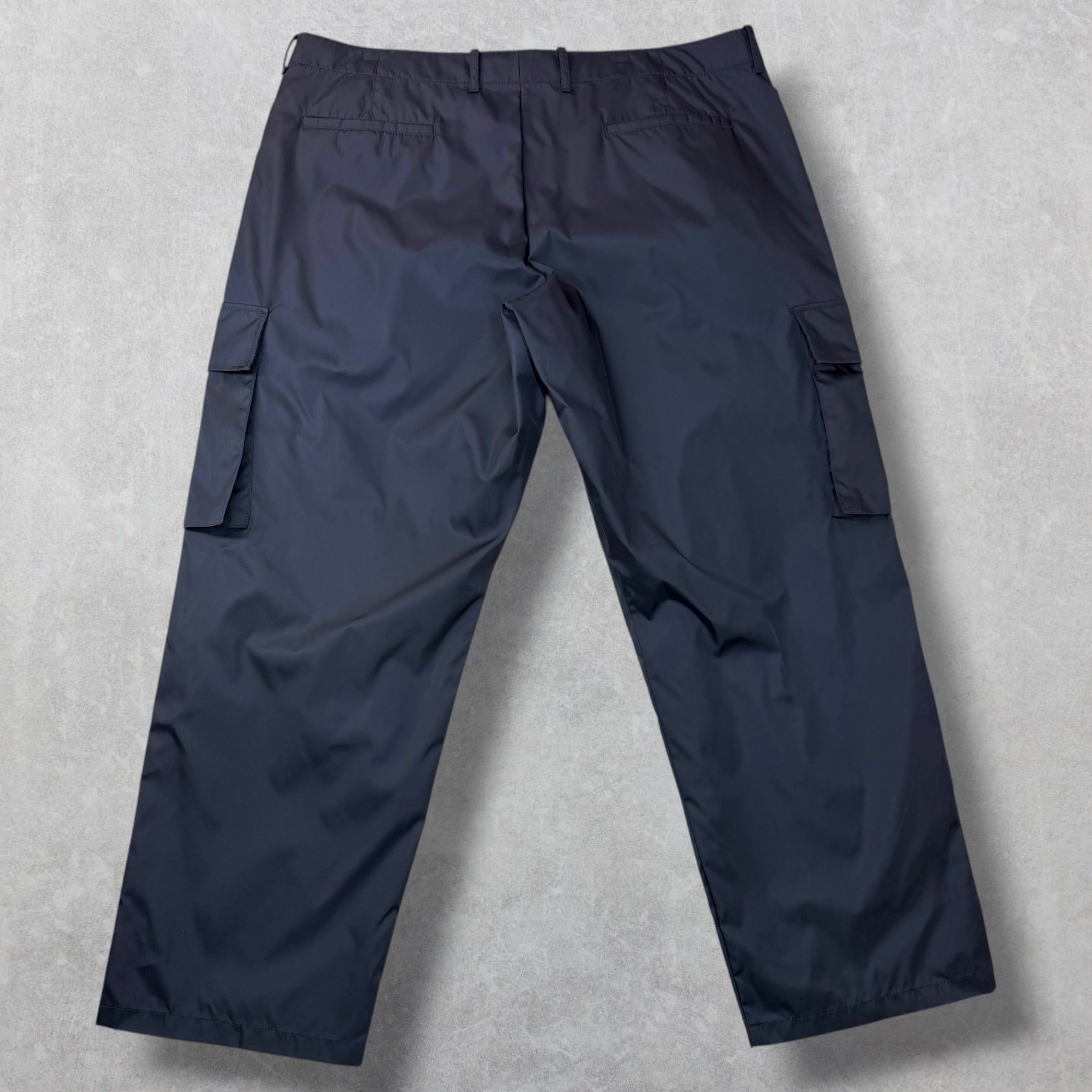 Prada Re-Nylon Navy Cargo Pants 56 (XXL)