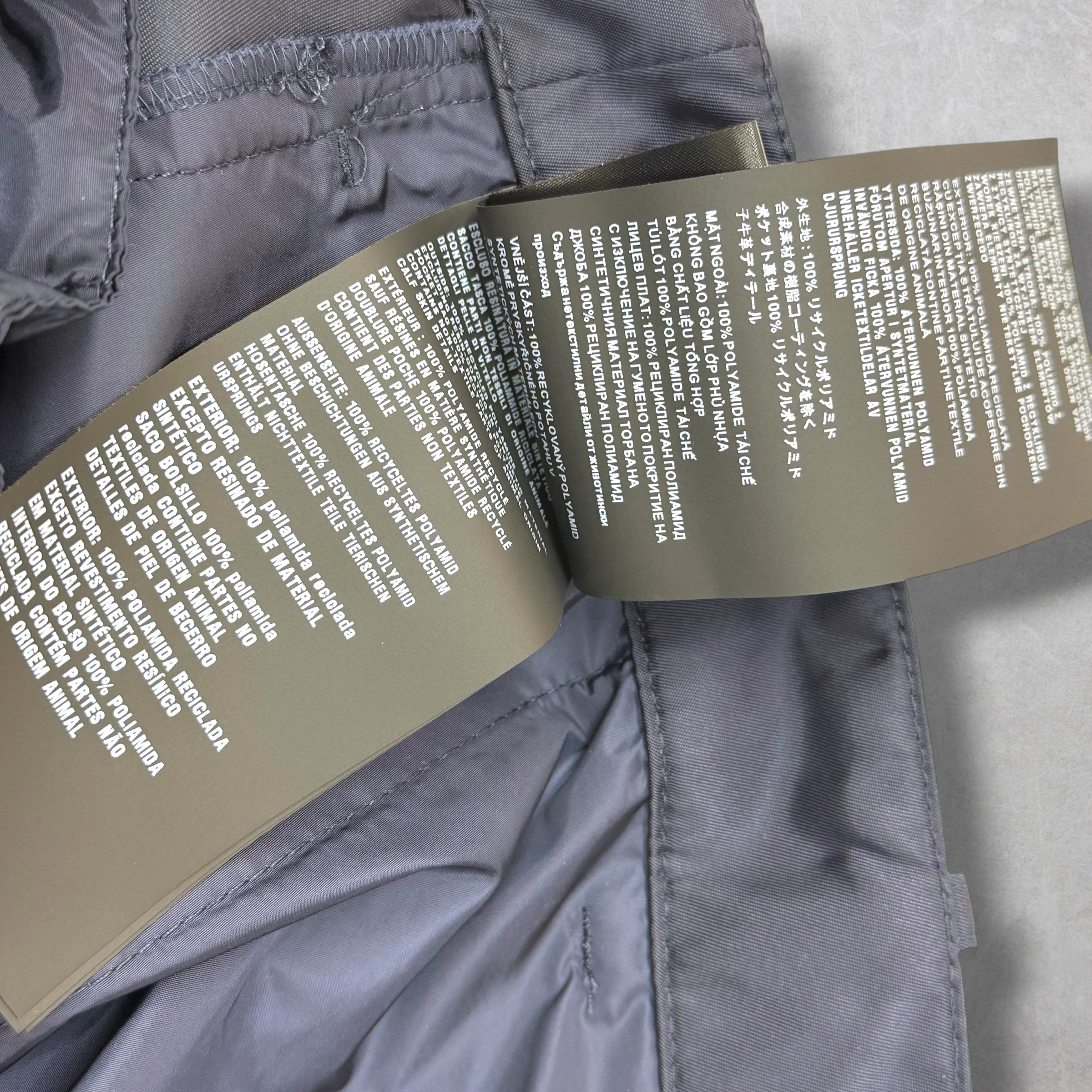 Prada Re-Nylon Navy Cargo Pants 56 (XXL)