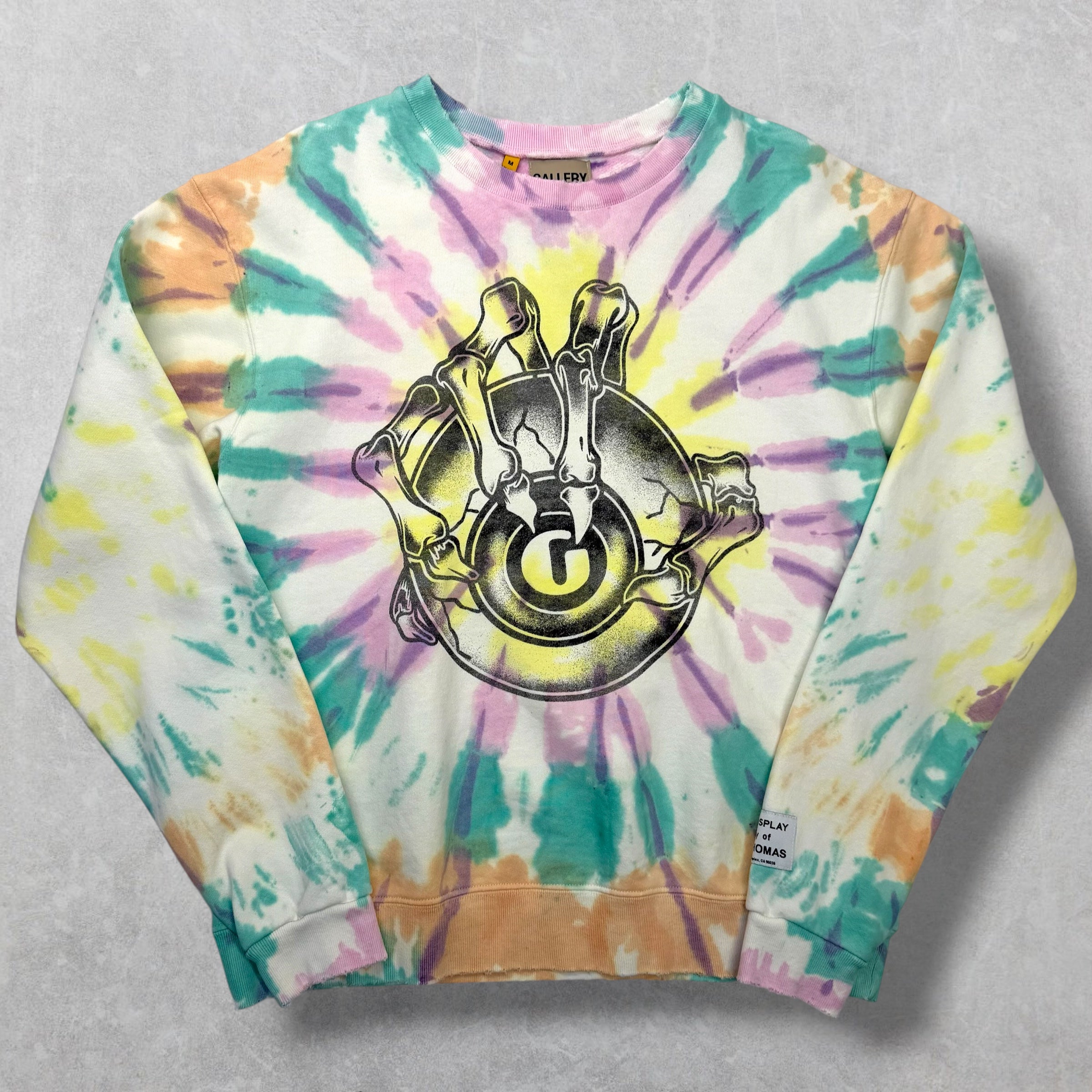 Gallery Dept. Big G-Ball Tie-Dye Crewneck M