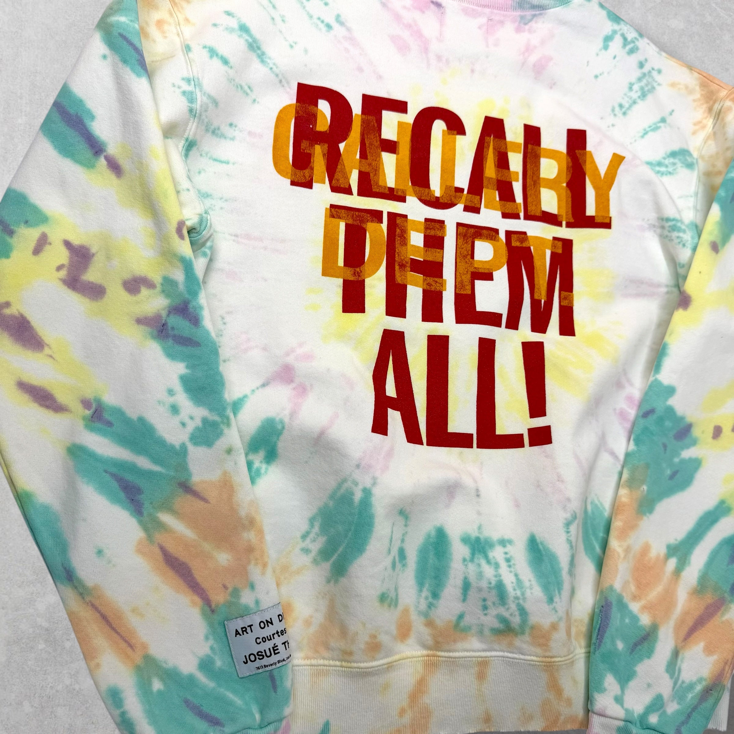 Gallery Dept. Big G-Ball Tie-Dye Crewneck M