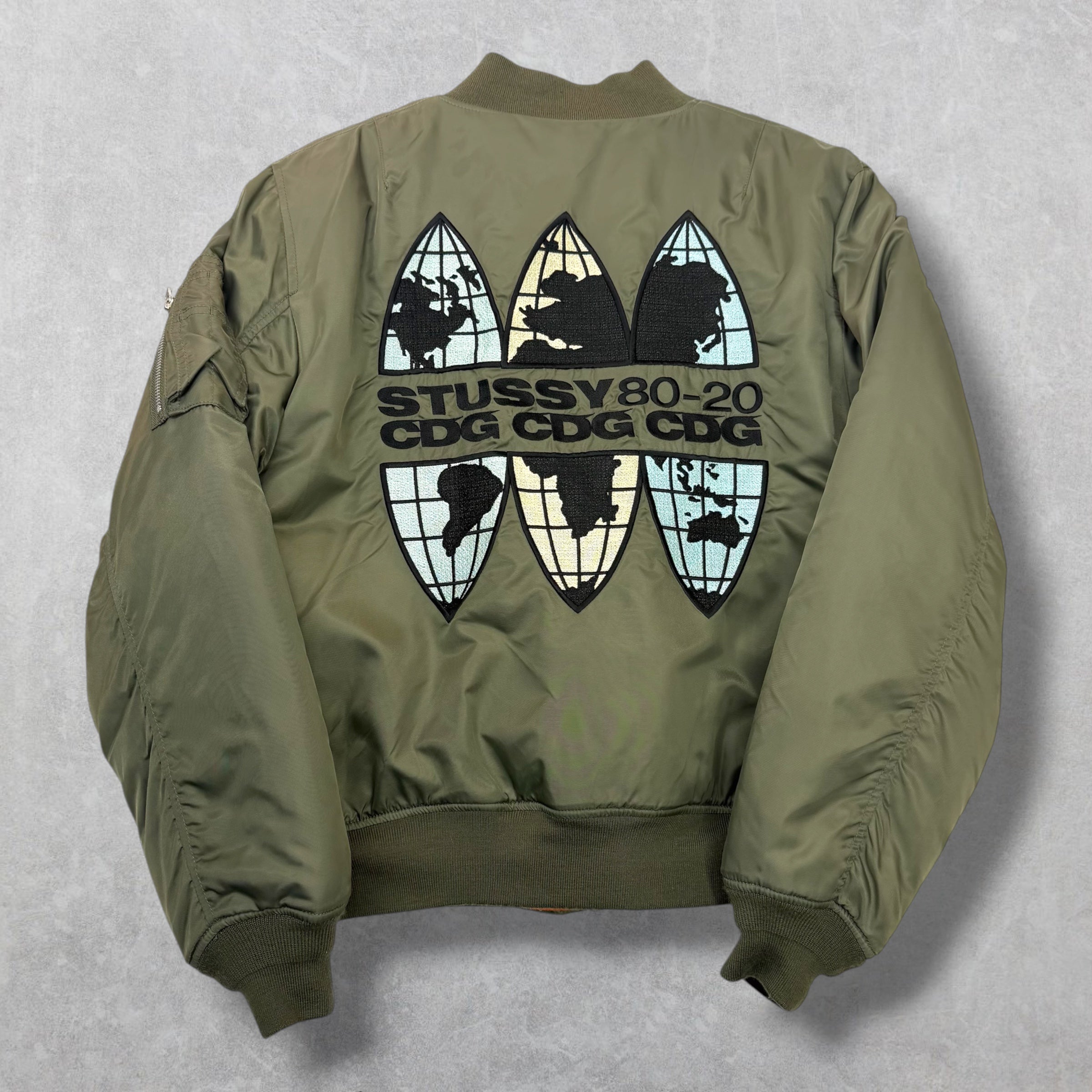 Stussy x Comme Des Garcon 40th anniv. Bomber M