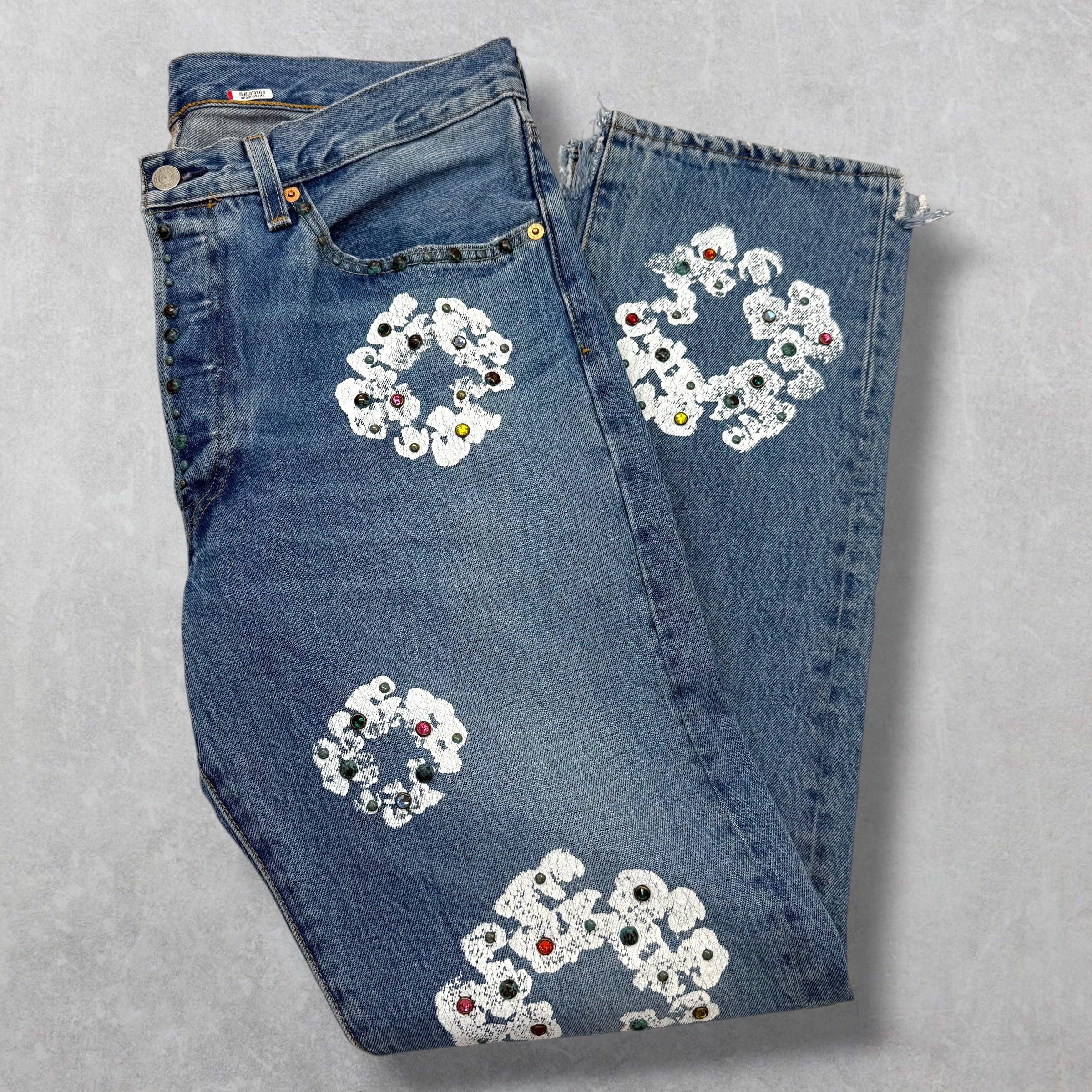 Denim Tears Levis 501 Rhinestone Jeans 33