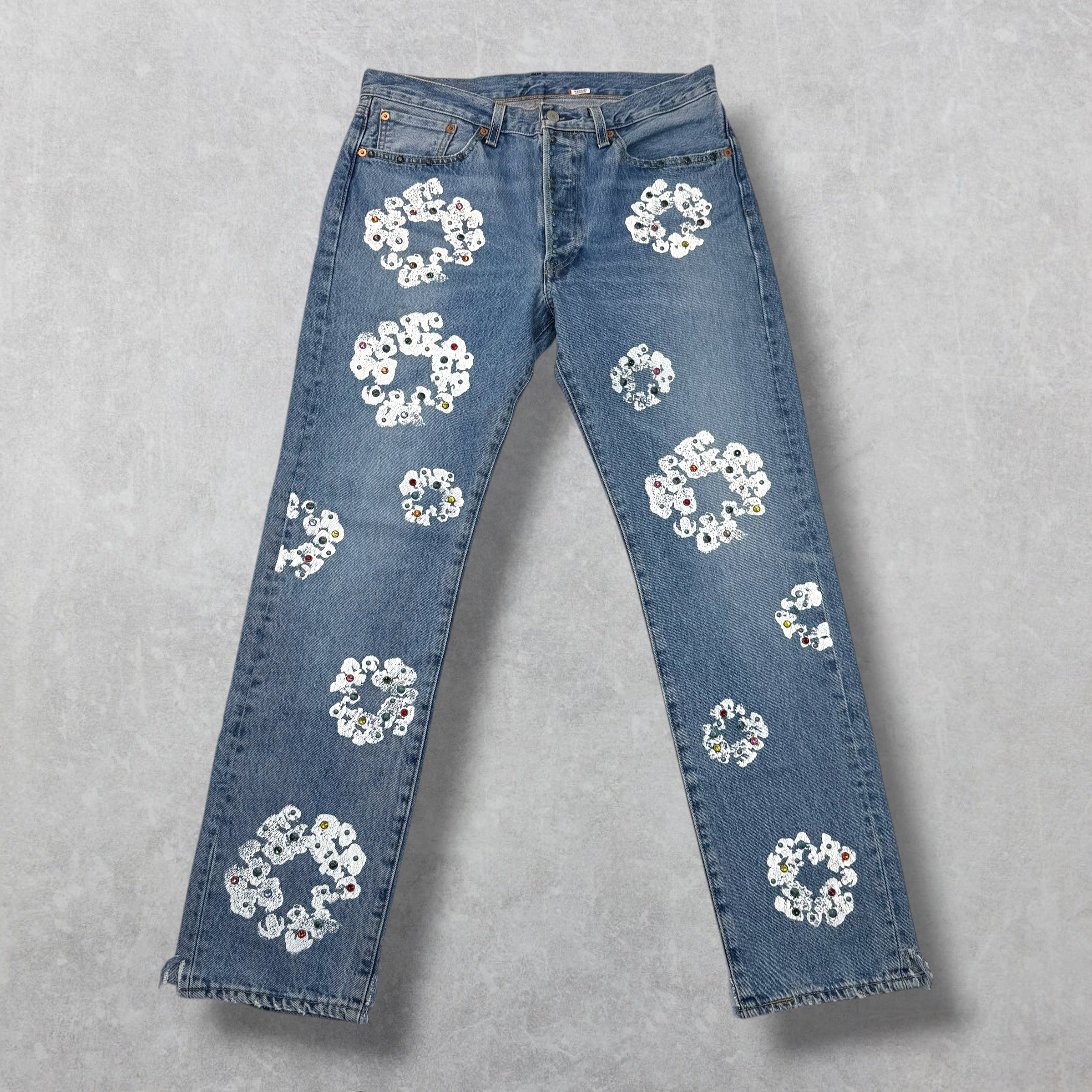 Denim Tears Levis 501 Rhinestone Jeans 33