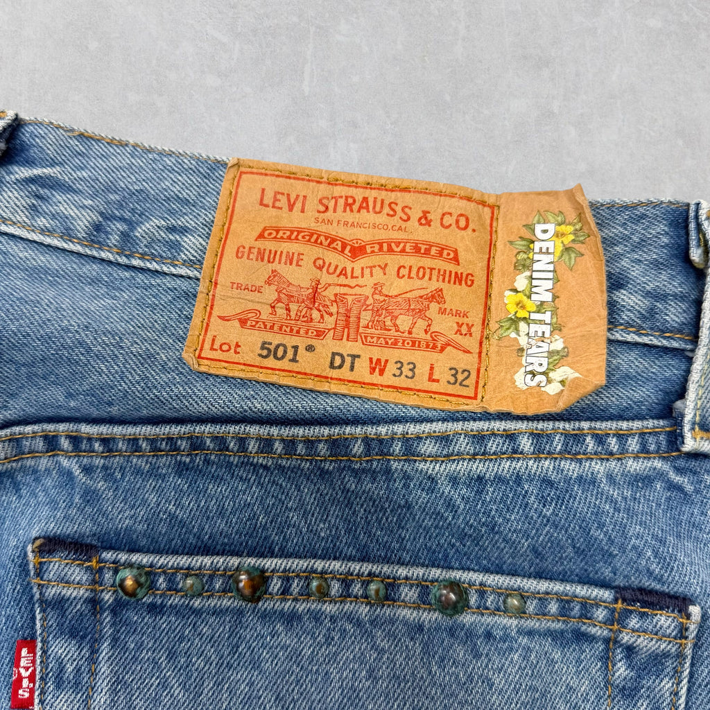 Denim Tears Levis 501 Rhinestone Jeans 33