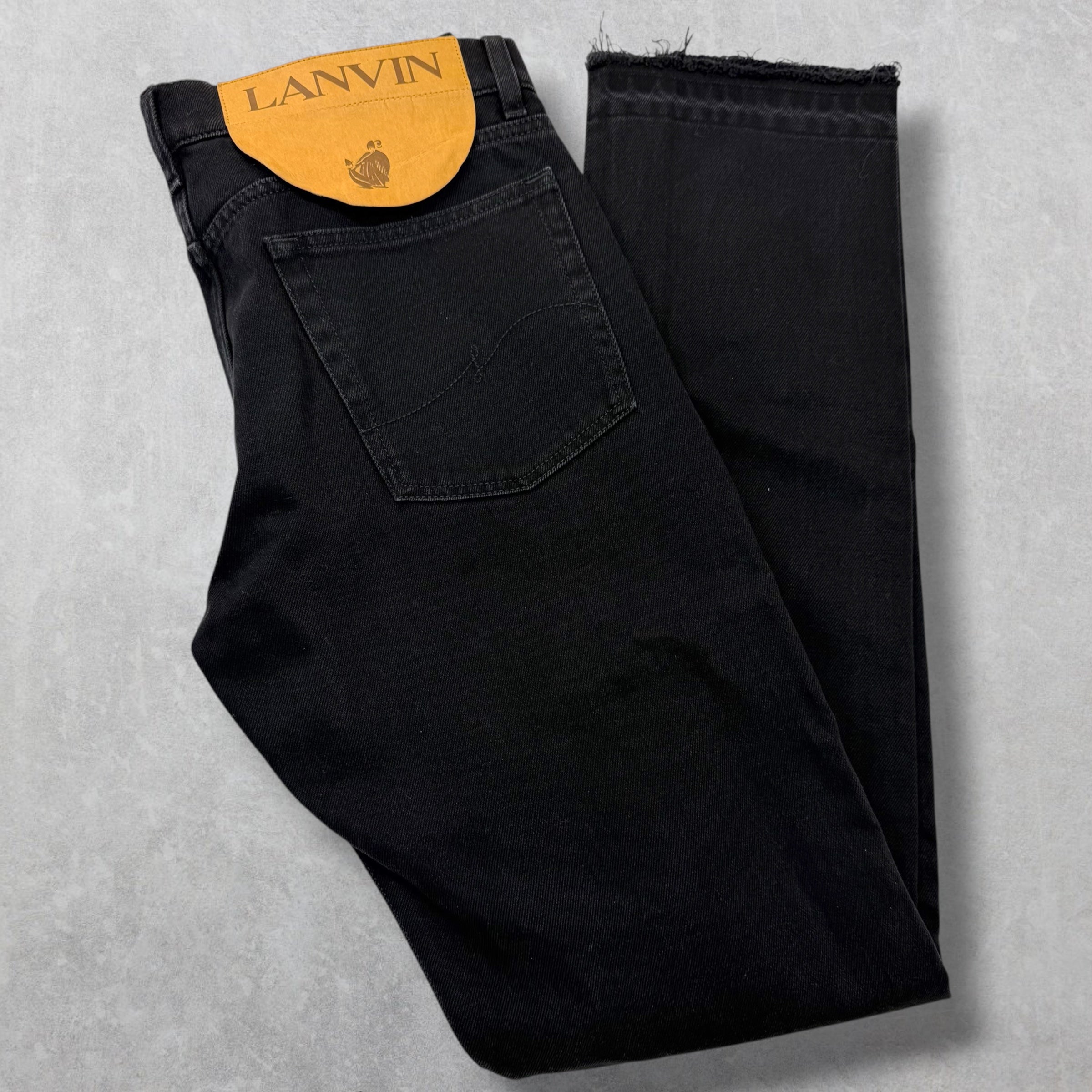 Gallery Dept. x Lanvin Leather Detail Jeans 33