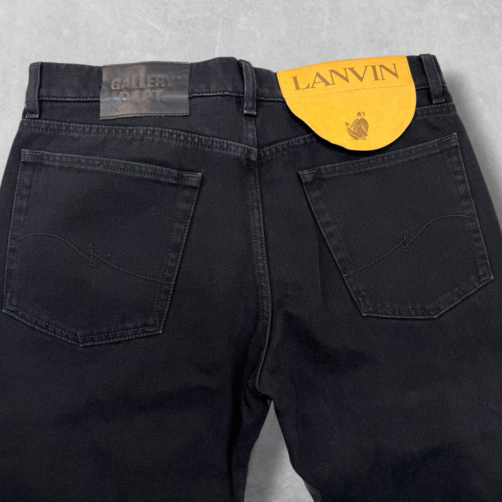 Gallery Dept. x Lanvin Leather Detail Jeans 33