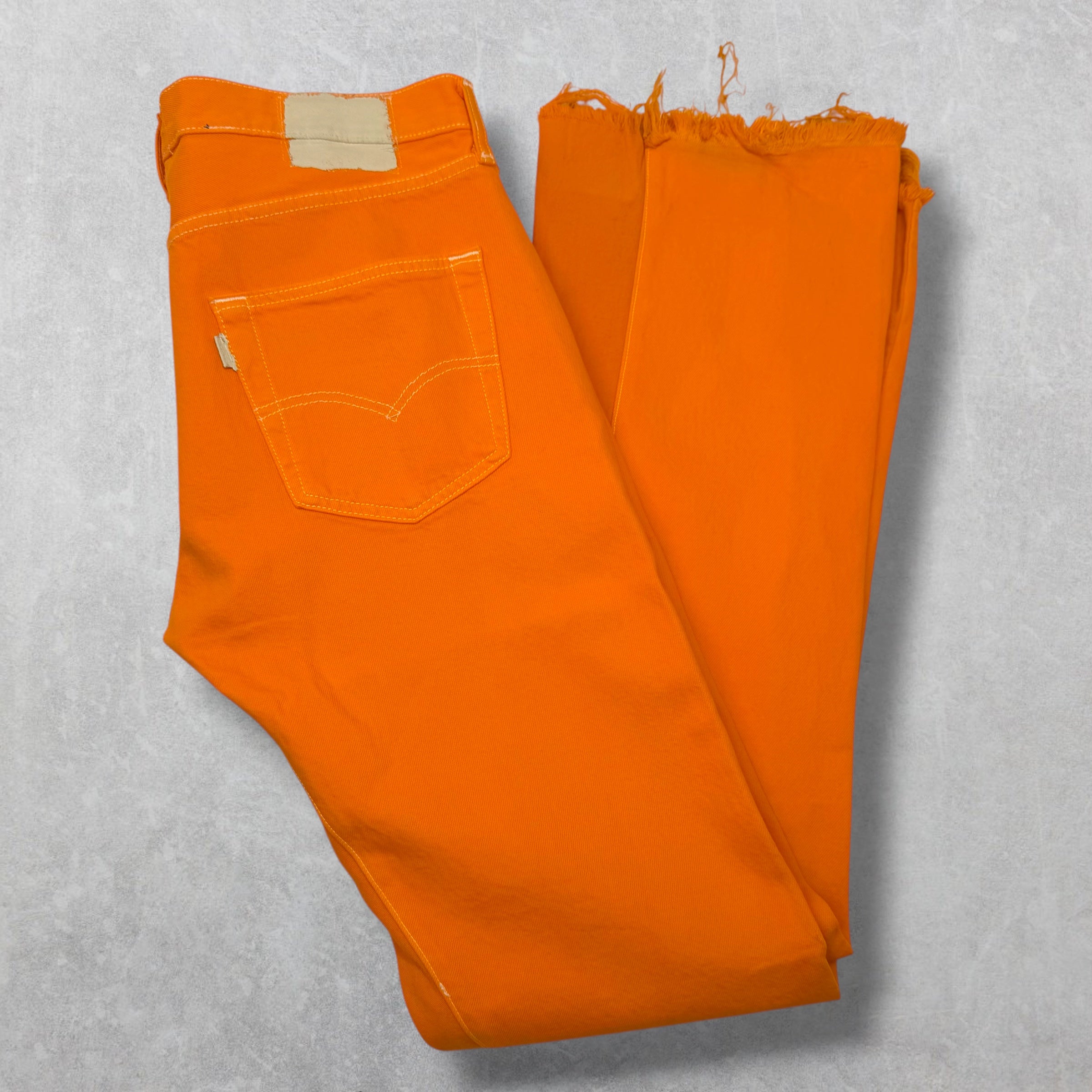 Gallery Dept. La Flare Orange Jeans 33