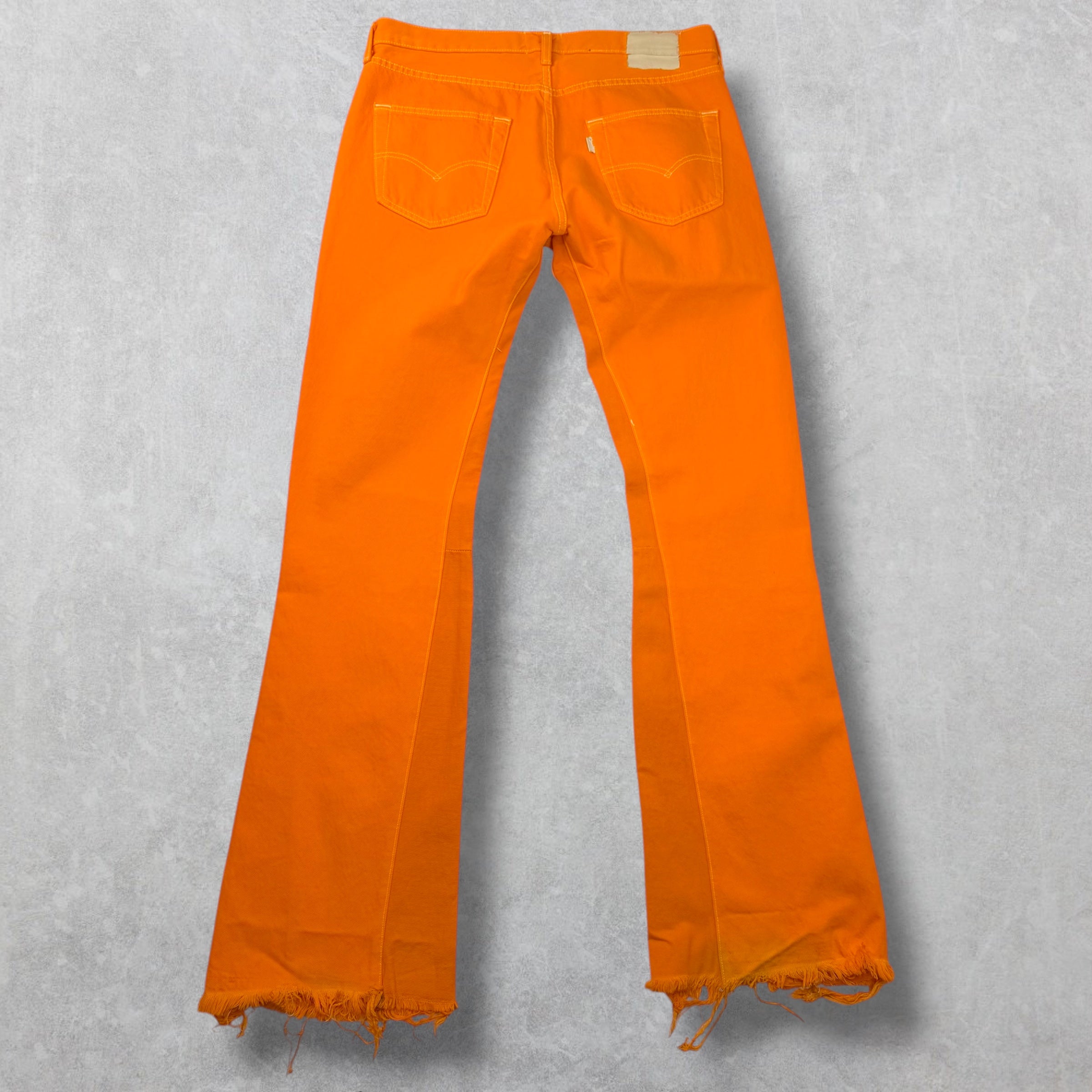 Gallery Dept. La Flare Orange Jeans 33