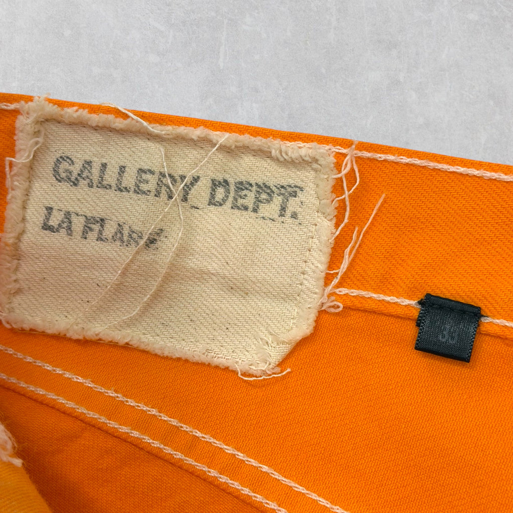 Gallery Dept. La Flare Orange Jeans 33