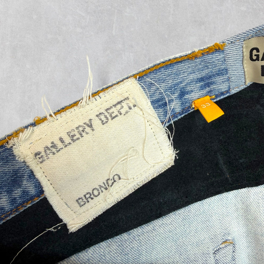 Gallery Dept Bronco Leather Flare Jeans 33