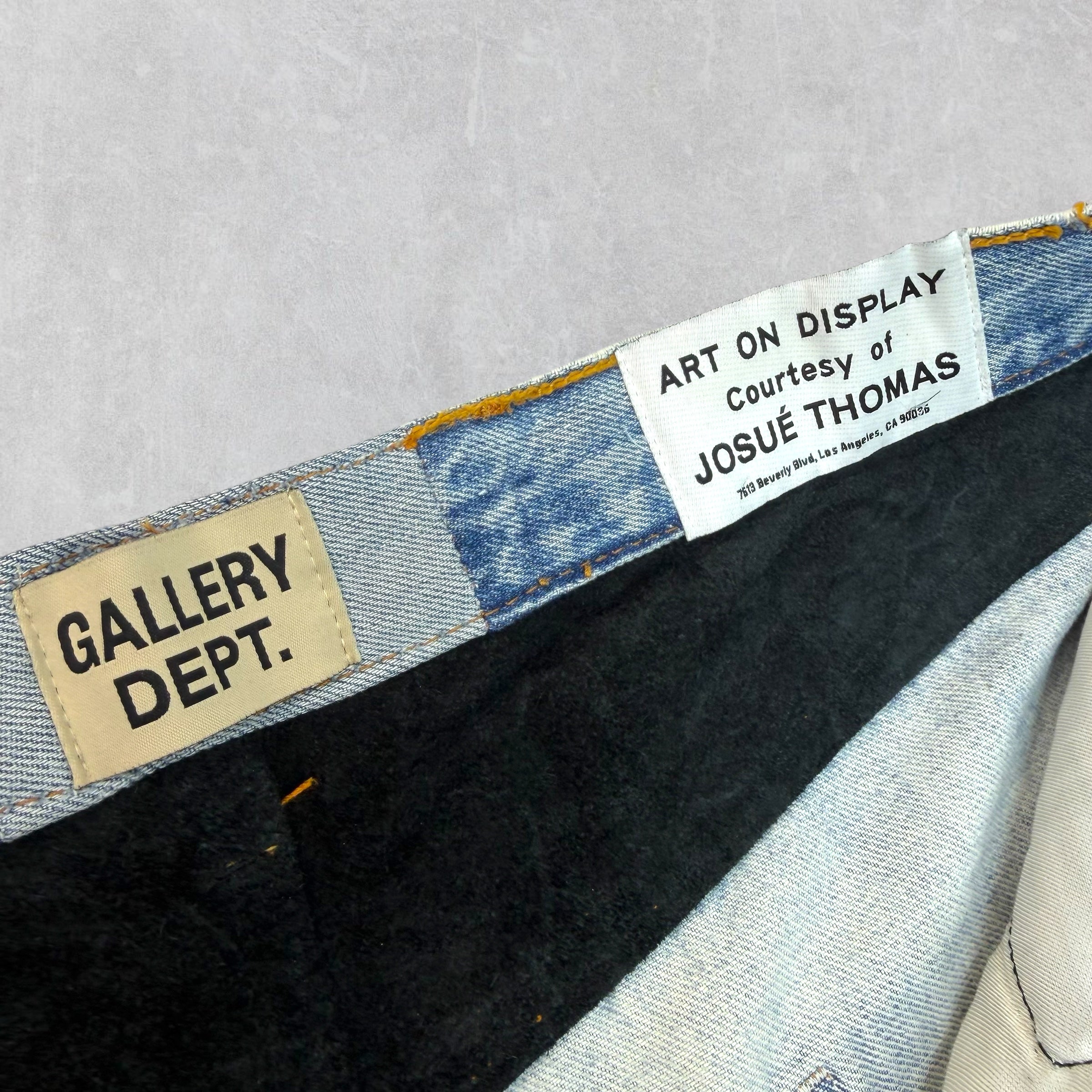 Gallery Dept Bronco Leather Flare Jeans 33
