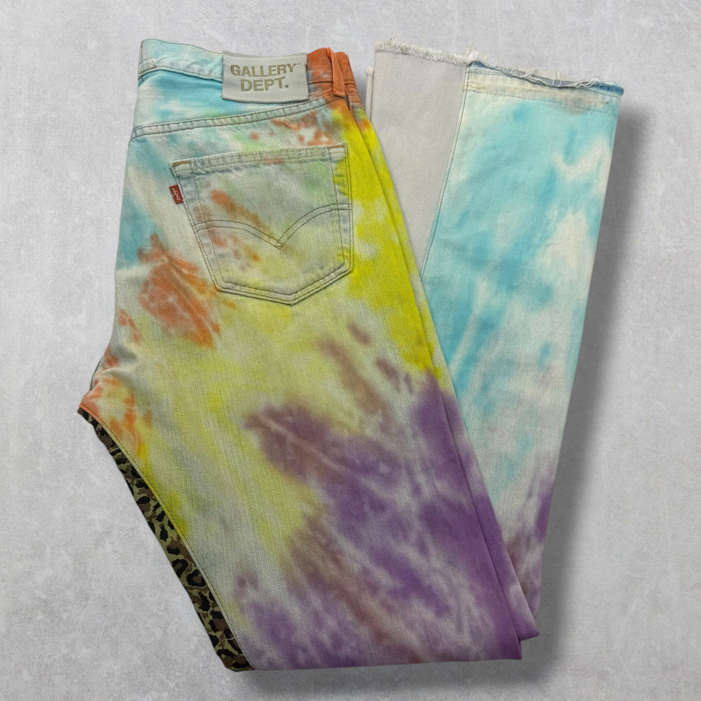 Gallery Dept. La Flare Tie Dye Jeans 33