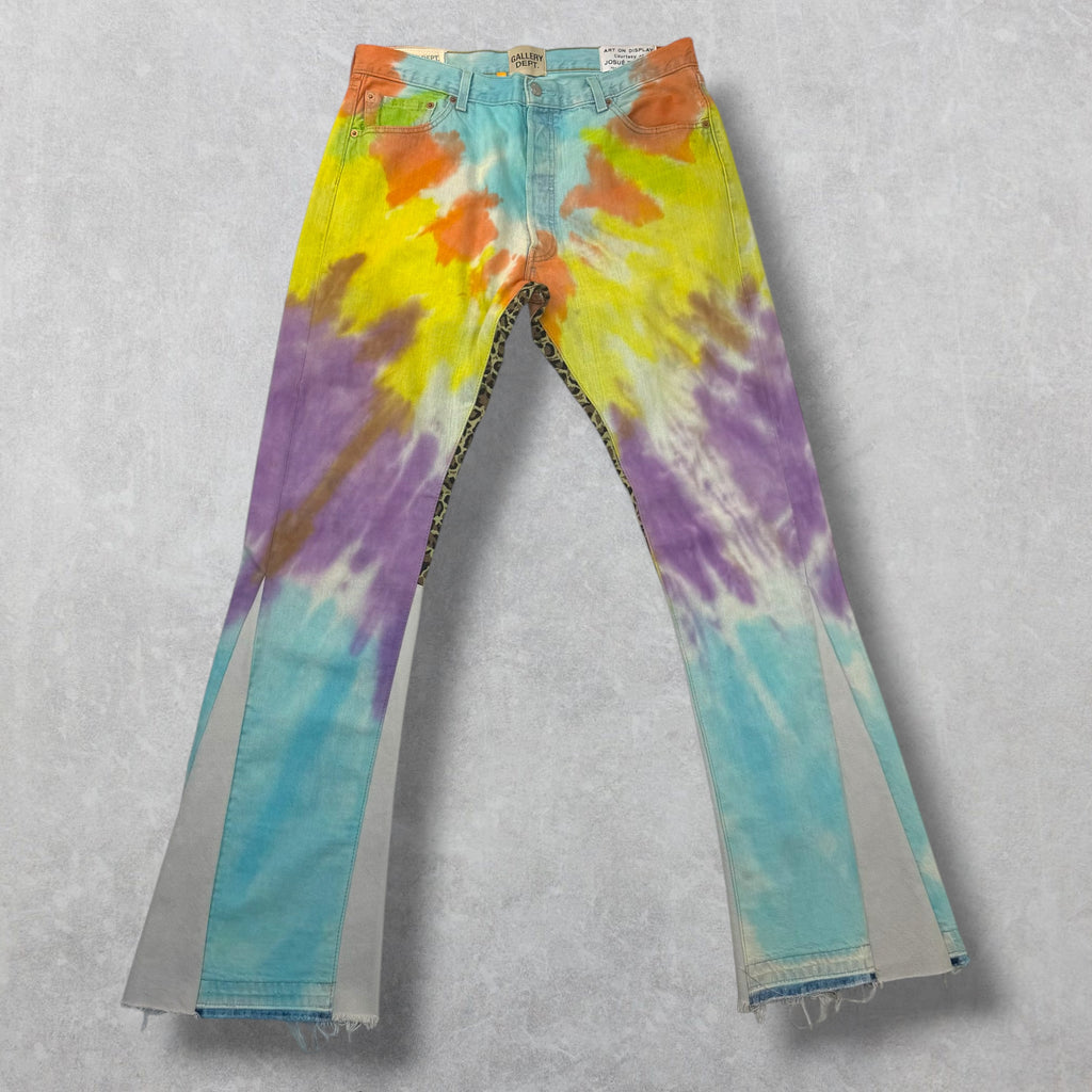Gallery Dept. La Flare Tie Dye Jeans 33