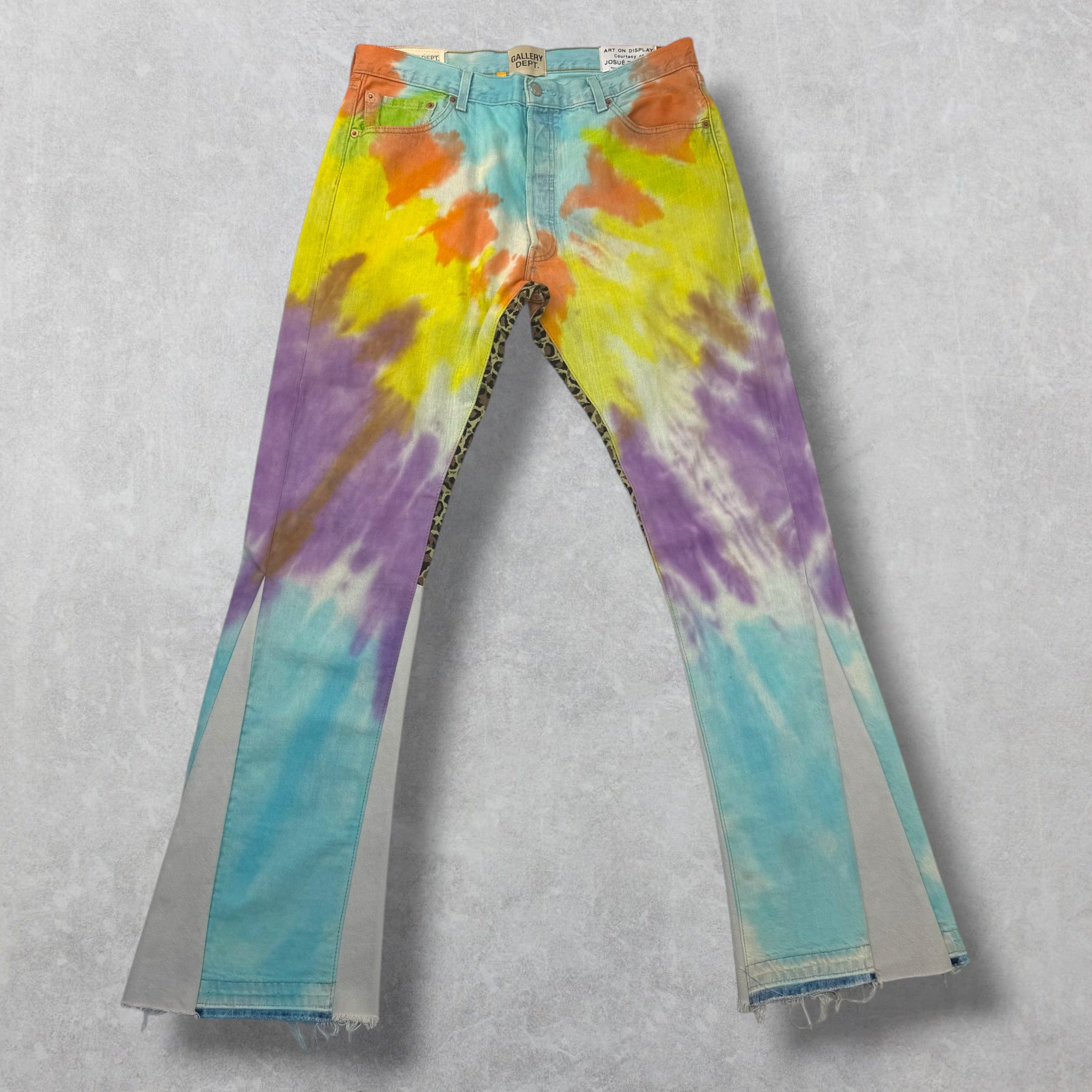 Gallery Dept. La Flare Tie Dye Jeans 33