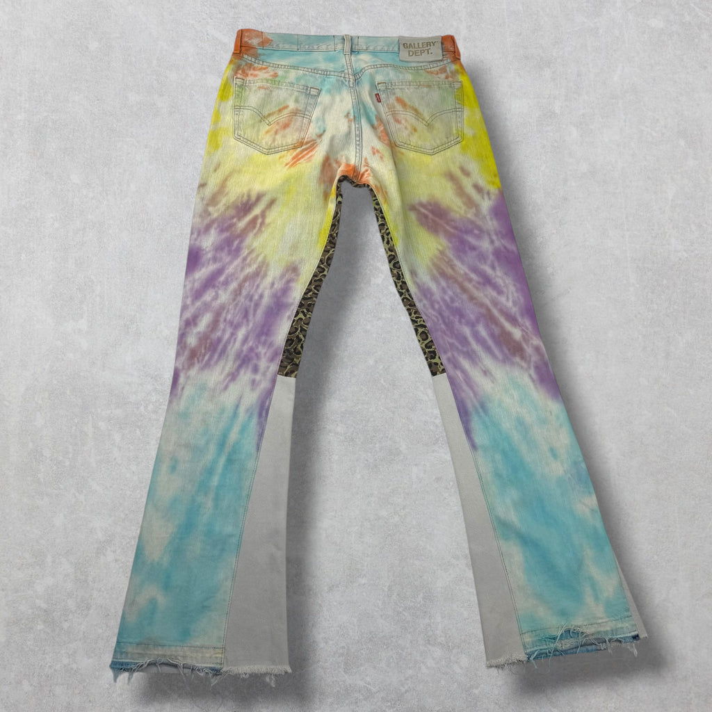 Gallery Dept. La Flare Tie Dye Jeans 33