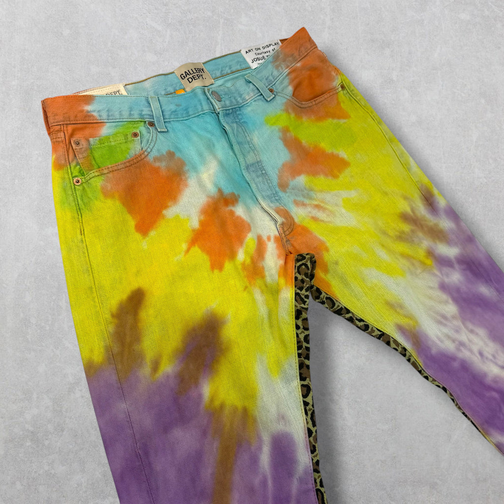 Gallery Dept. La Flare Tie Dye Jeans 33