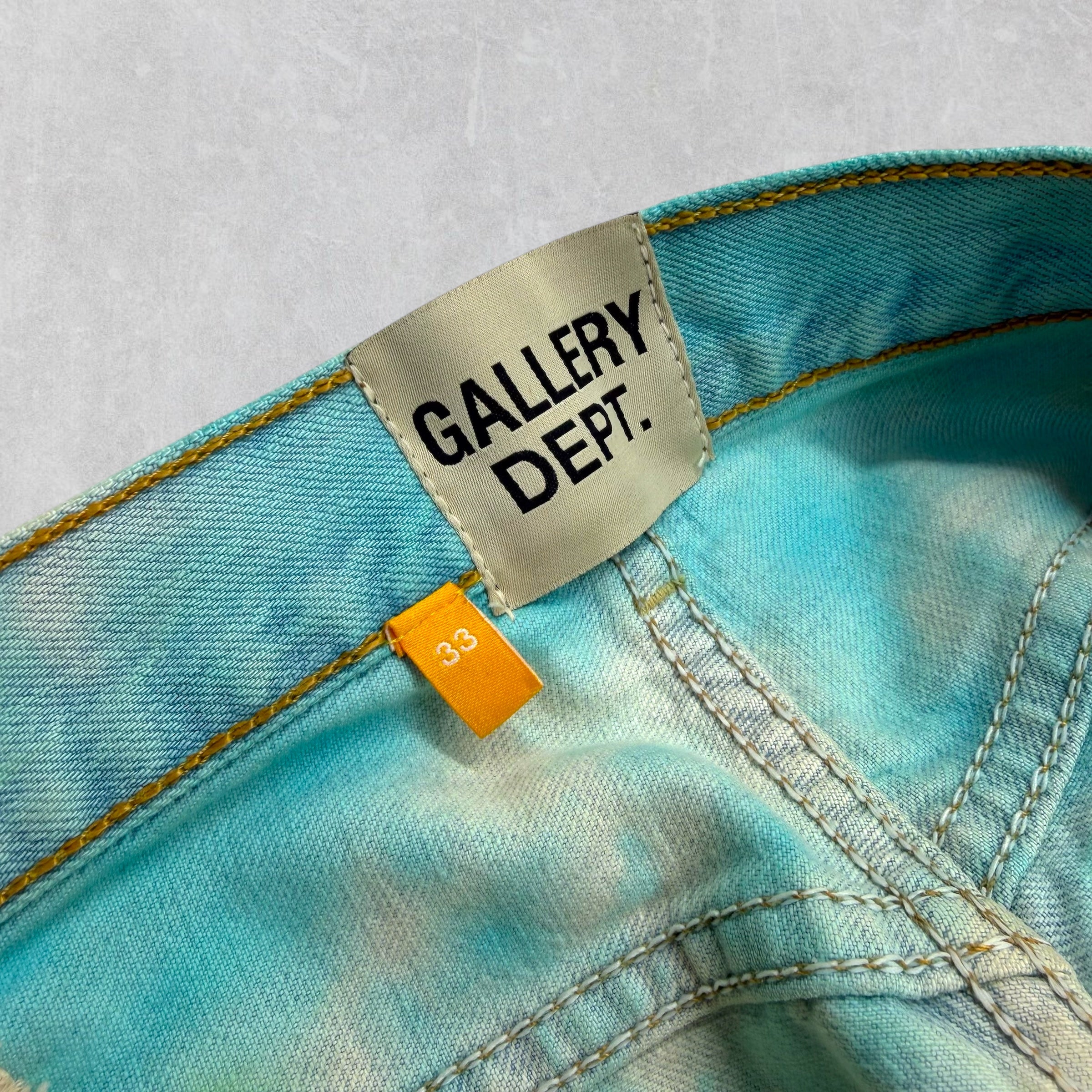 Gallery Dept. La Flare Tie Dye Jeans 33