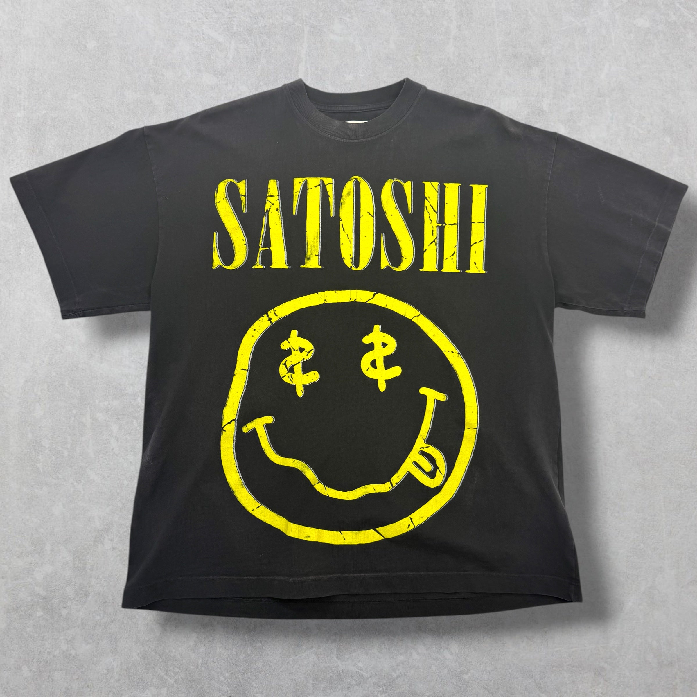 Satoshi Nakamoto Smiley Tee M