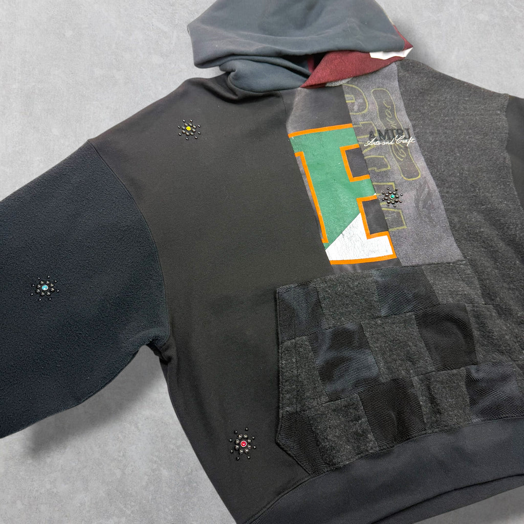 Amiri Arts & Crafts Mia Handmade Hoodie L